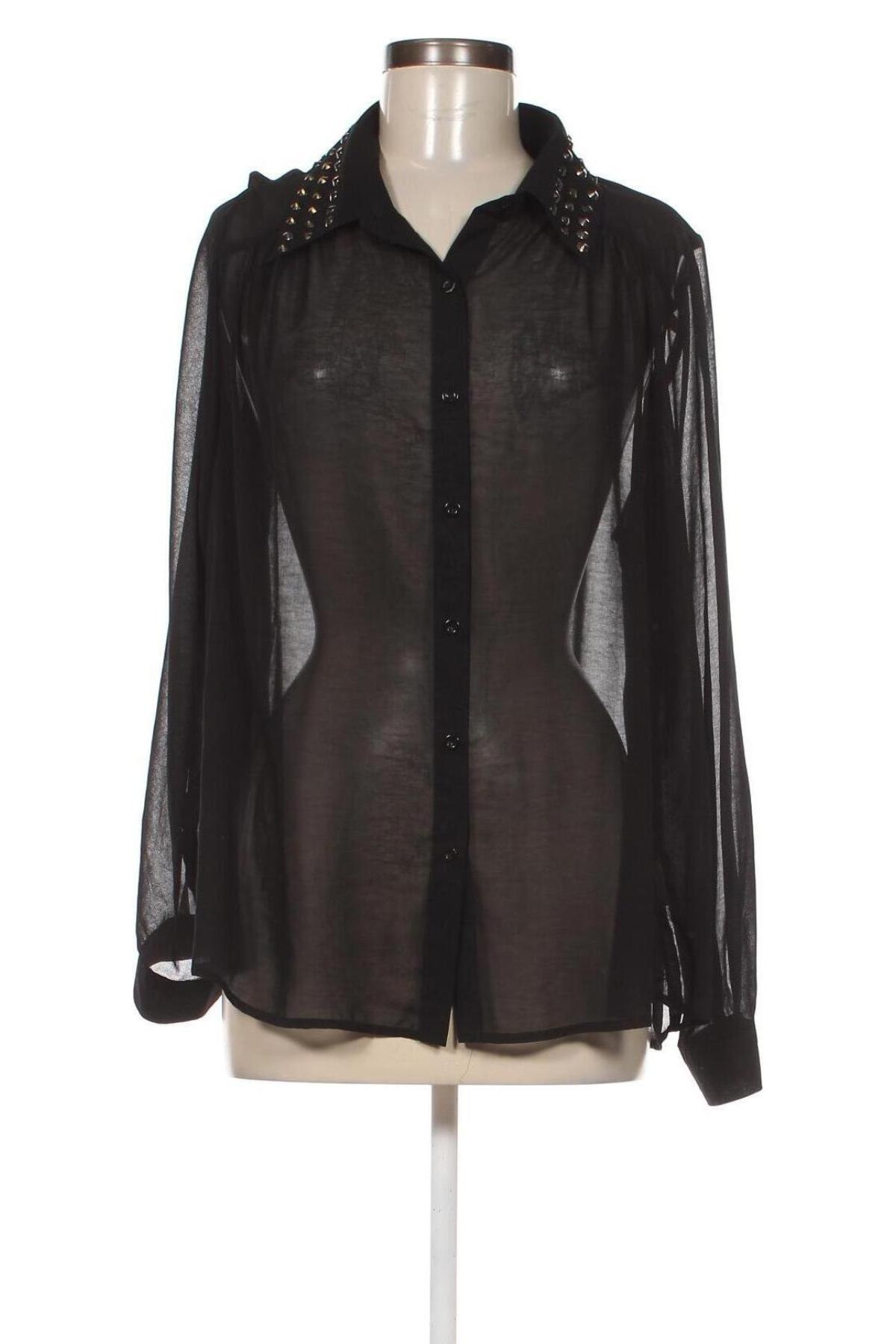 Γυναικείο πουκάμισο Z By Z, Μέγεθος XXL, Χρώμα Μαύρο, Τιμή 8,04 €