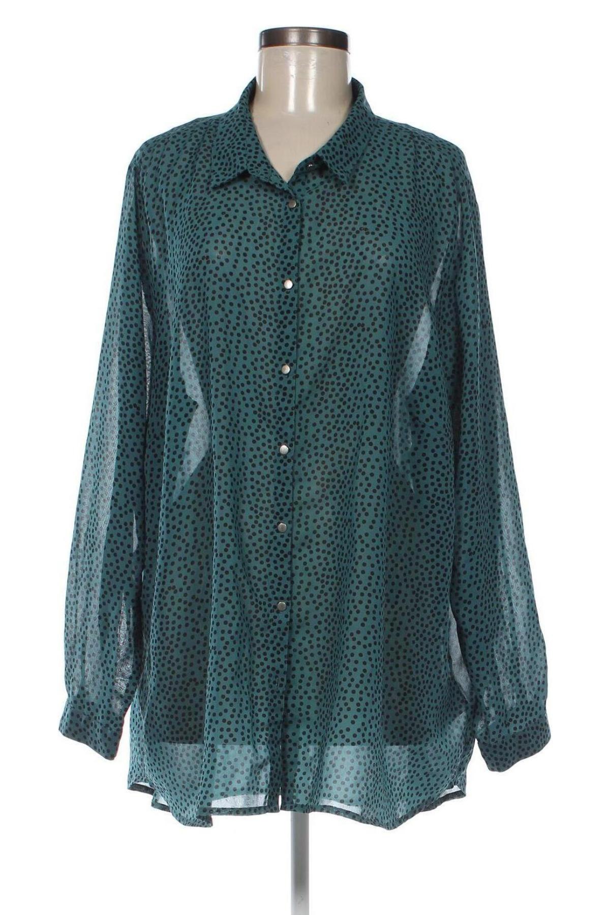 Γυναικείο πουκάμισο Zizzi, Μέγεθος L, Χρώμα Πολύχρωμο, Τιμή 11,88 €
