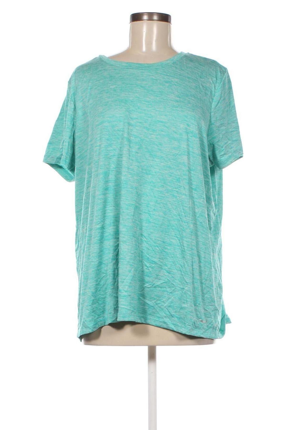 Γυναικείο t-shirt, Μέγεθος XL, Χρώμα Πράσινο, Τιμή 10,74 €
