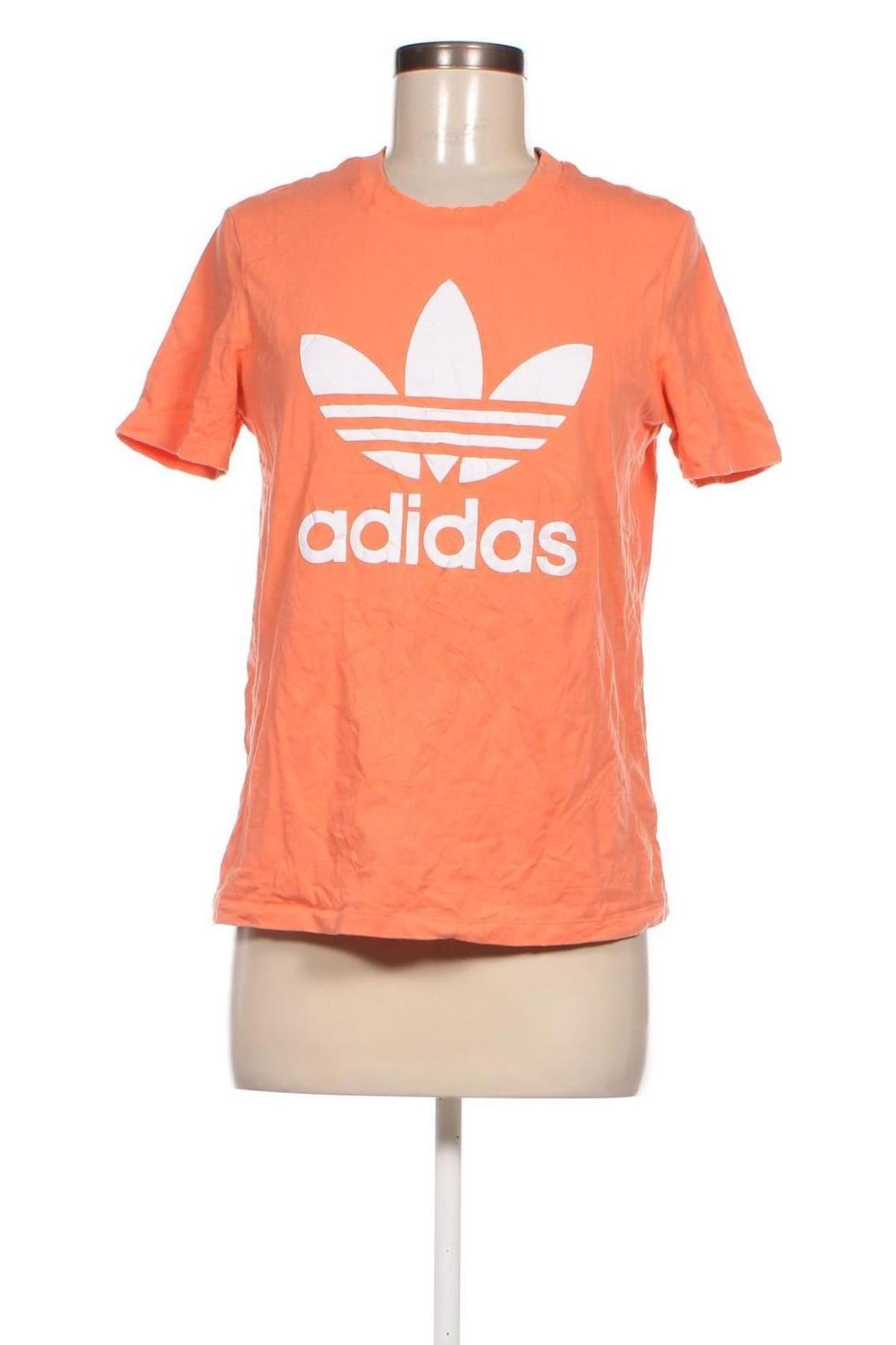 Γυναικείο t-shirt Adidas Originals, Μέγεθος M, Χρώμα Πορτοκαλί, Τιμή 16,70 €