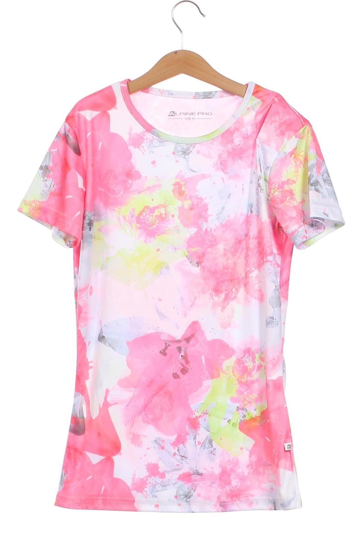 Γυναικείο t-shirt Alpine Pro, Μέγεθος XS, Χρώμα Πολύχρωμο, Τιμή 20,56 €