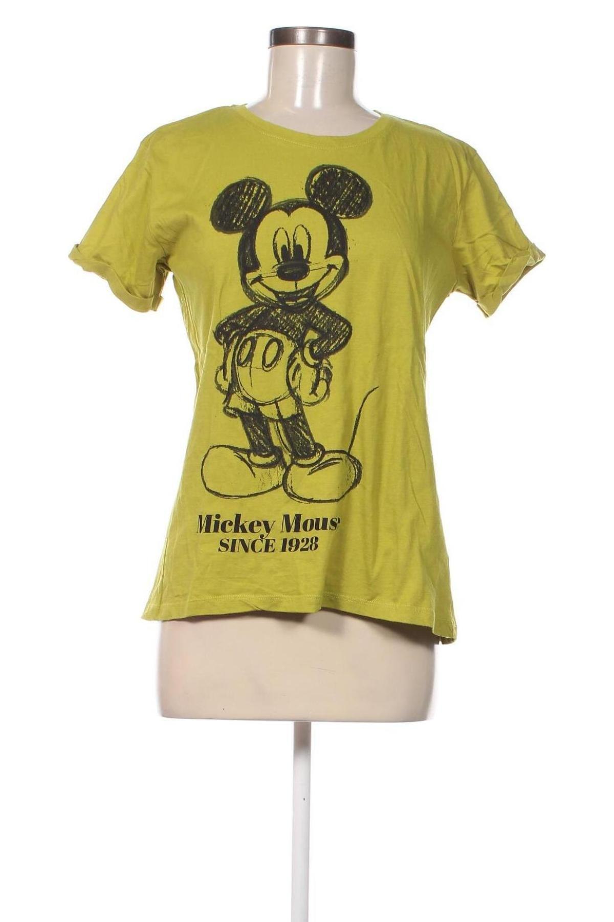 Дамска тениска Disney, Размер S, Цвят Зелен, Цена 13,69 лв.