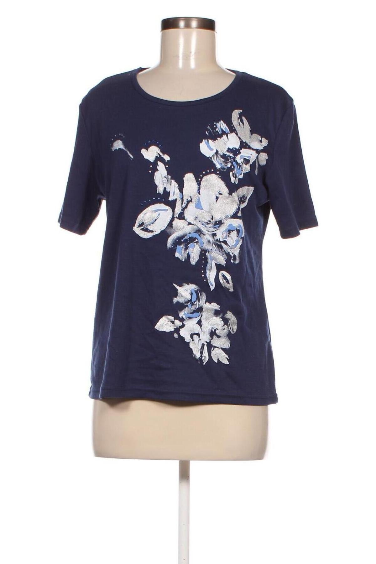 Γυναικείο t-shirt Dixie, Μέγεθος L, Χρώμα Μπλέ, Τιμή 21,03 €