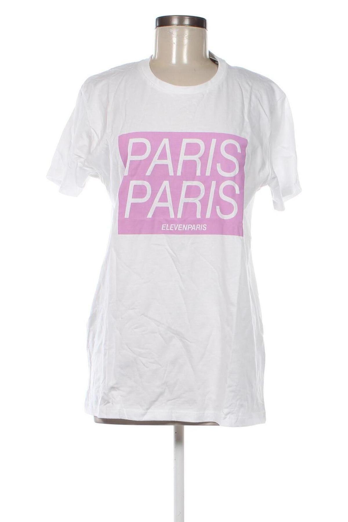 Damen T-Shirt Eleven Paris, Größe L, Farbe Weiß, Preis € 18,93