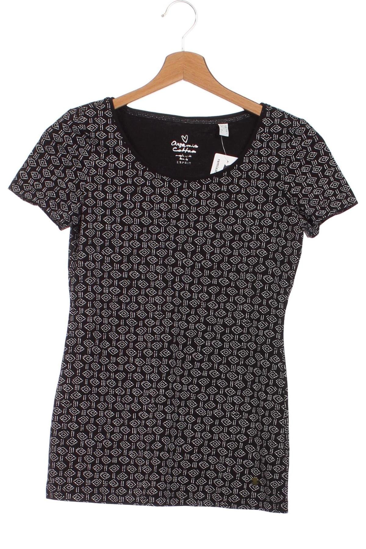 Дамска тениска Esprit, Размер XS, Цвят Черен, Цена 8,91 лв.