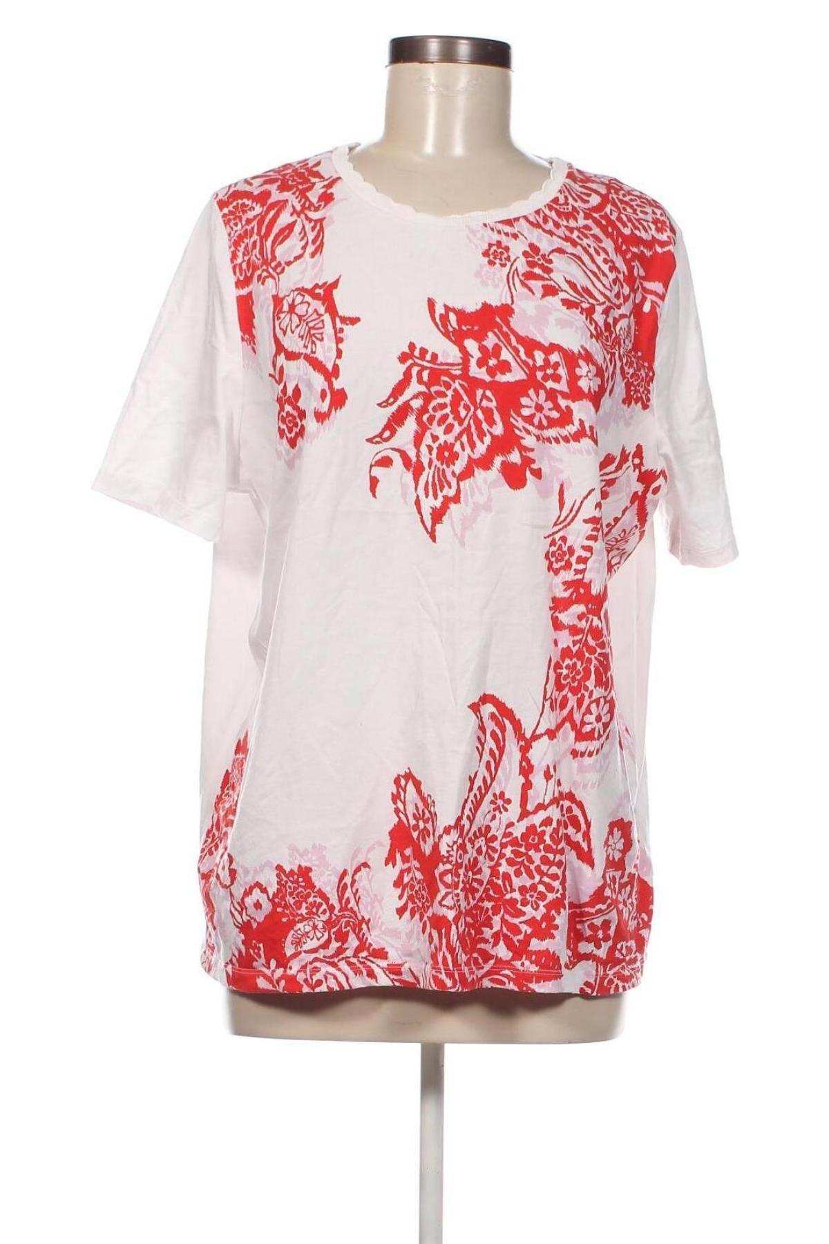 Γυναικείο t-shirt Gerry Weber, Μέγεθος XL, Χρώμα Λευκό, Τιμή 21,00 €