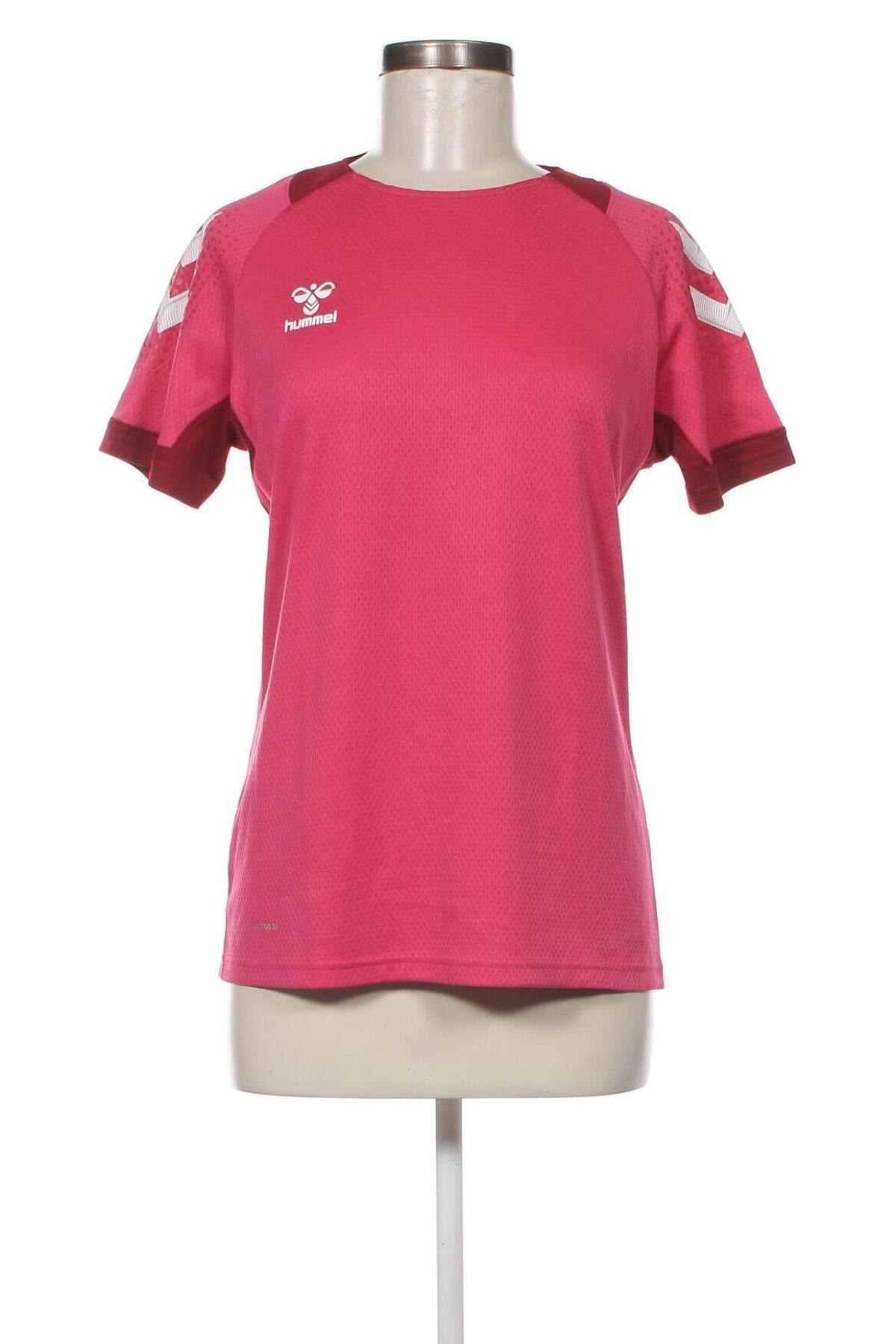 Γυναικείο t-shirt Hummel, Μέγεθος S, Χρώμα Ρόζ , Τιμή 4,75 €