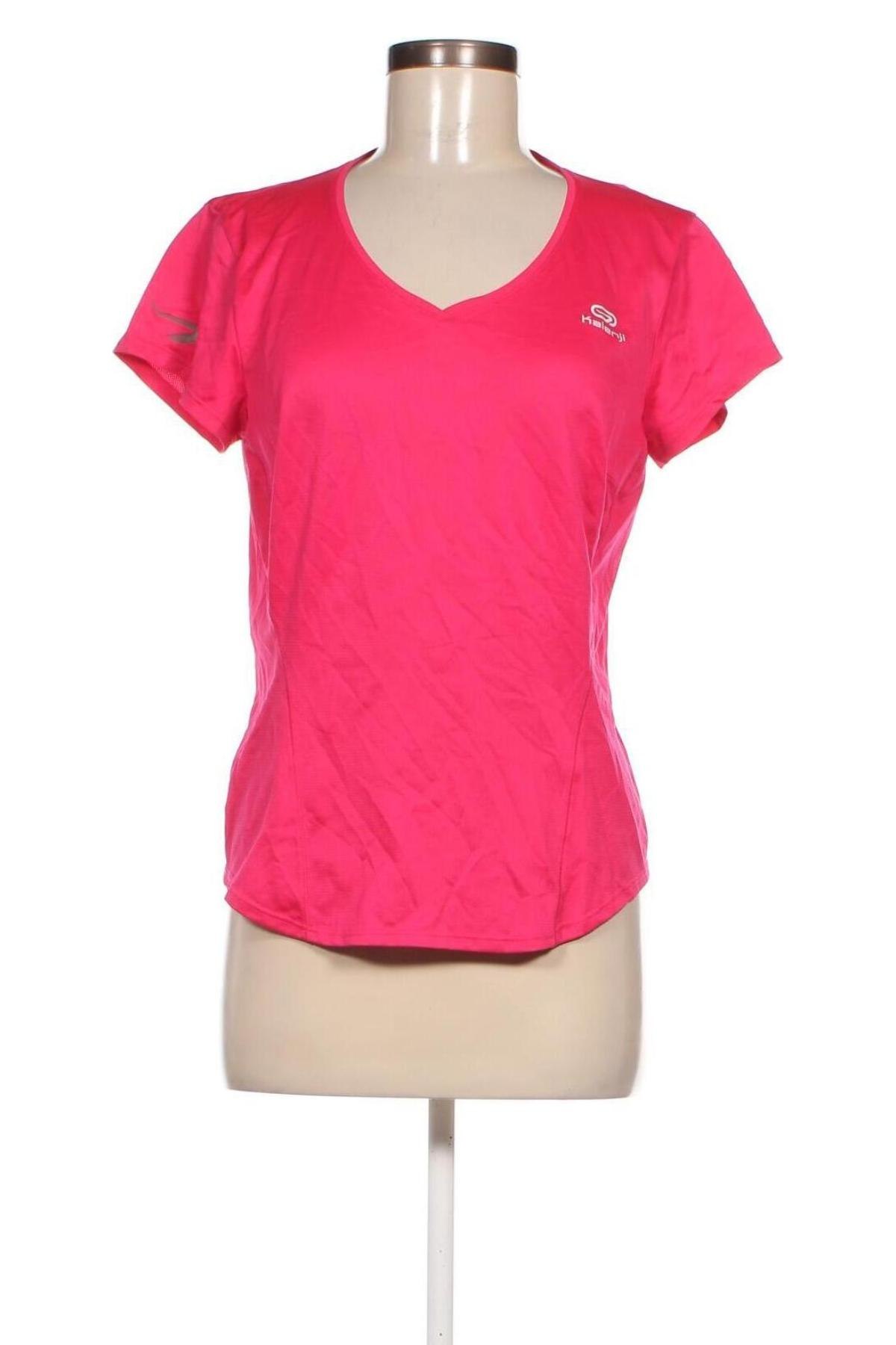 Дамска тениска Kalenji, Размер XL, Цвят Розов, Цена 7,41 лв.