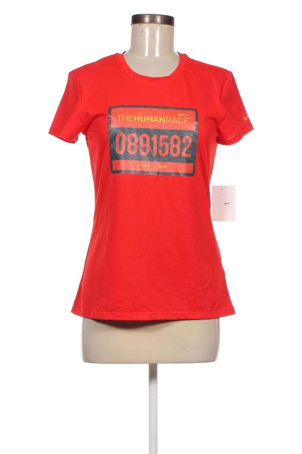 Damski T-shirt Nike, Rozmiar M, Kolor Czerwony, Cena 73,01 zł