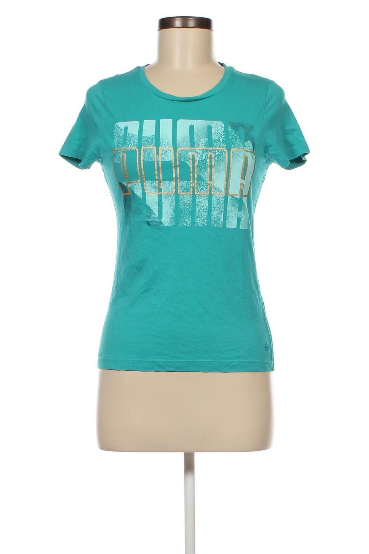 Γυναικείο t-shirt PUMA, Μέγεθος S, Χρώμα Μπλέ, Τιμή 16,70 €
