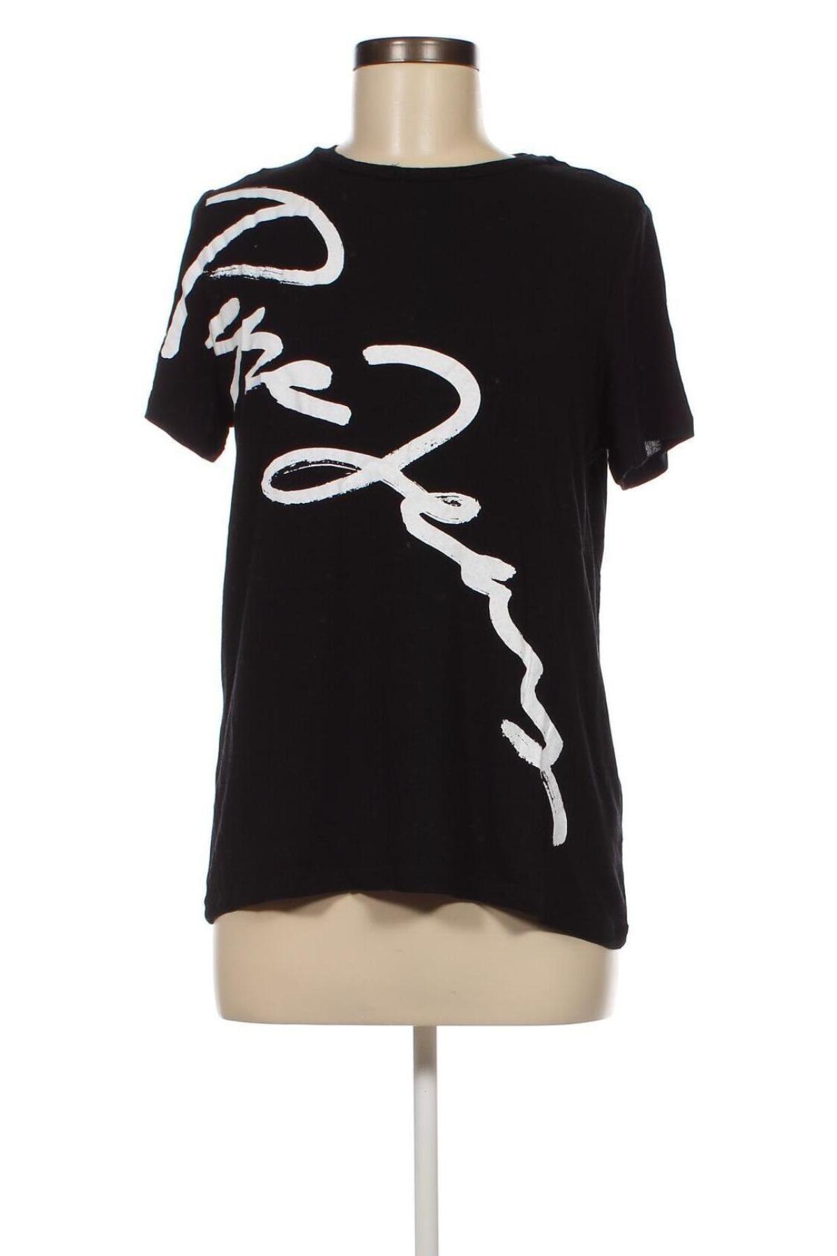 Γυναικείο t-shirt Pepe Jeans, Μέγεθος S, Χρώμα Μαύρο, Τιμή 31,96 €
