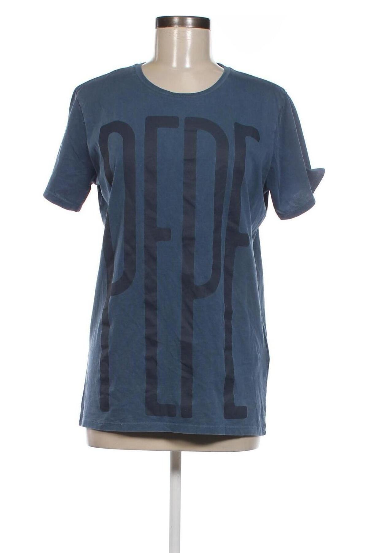 Γυναικείο t-shirt Pepe Jeans, Μέγεθος M, Χρώμα Μπλέ, Τιμή 31,96 €
