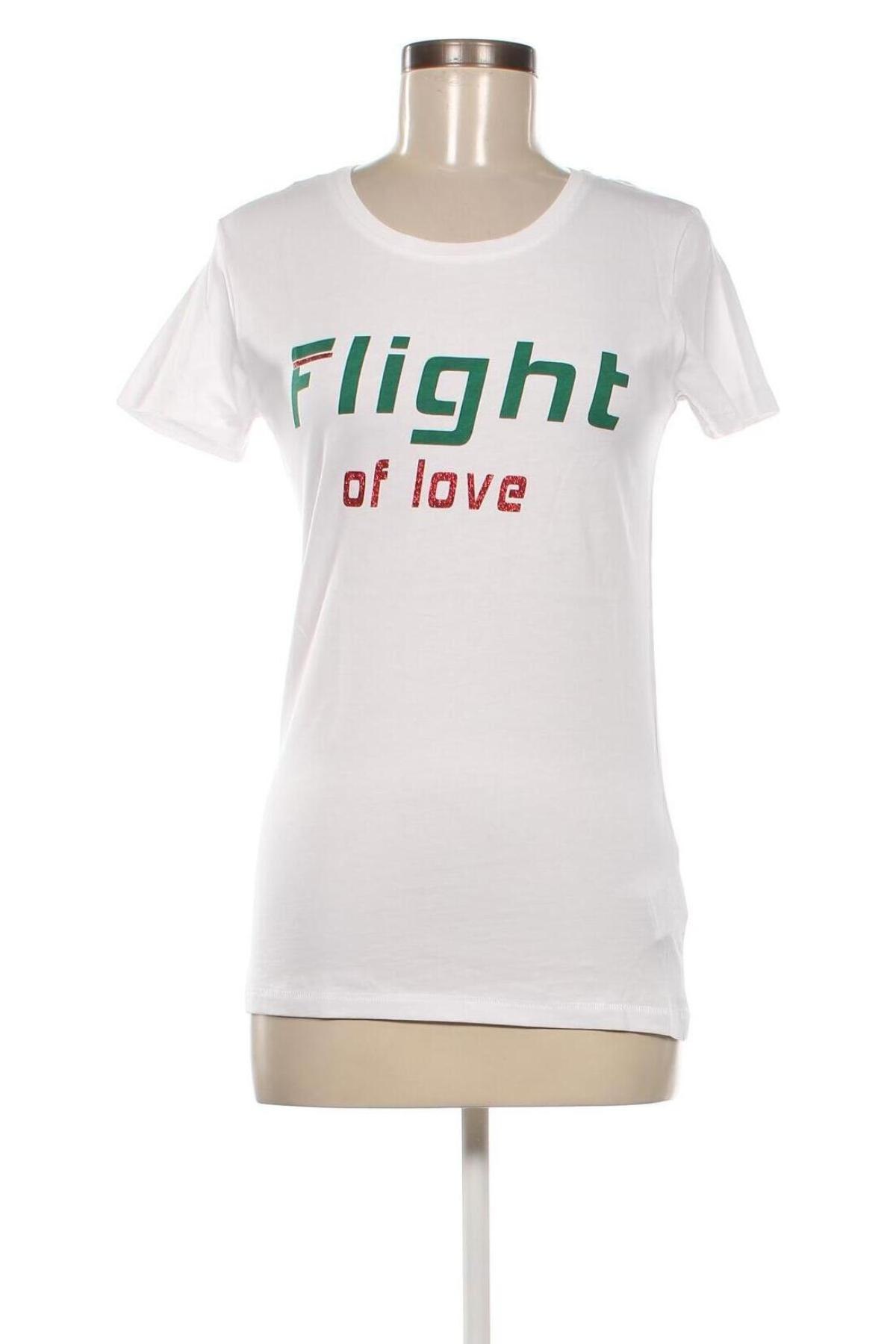 Γυναικείο t-shirt R Jeans by Rinascimento, Μέγεθος M, Χρώμα Λευκό, Τιμή 10,02 €