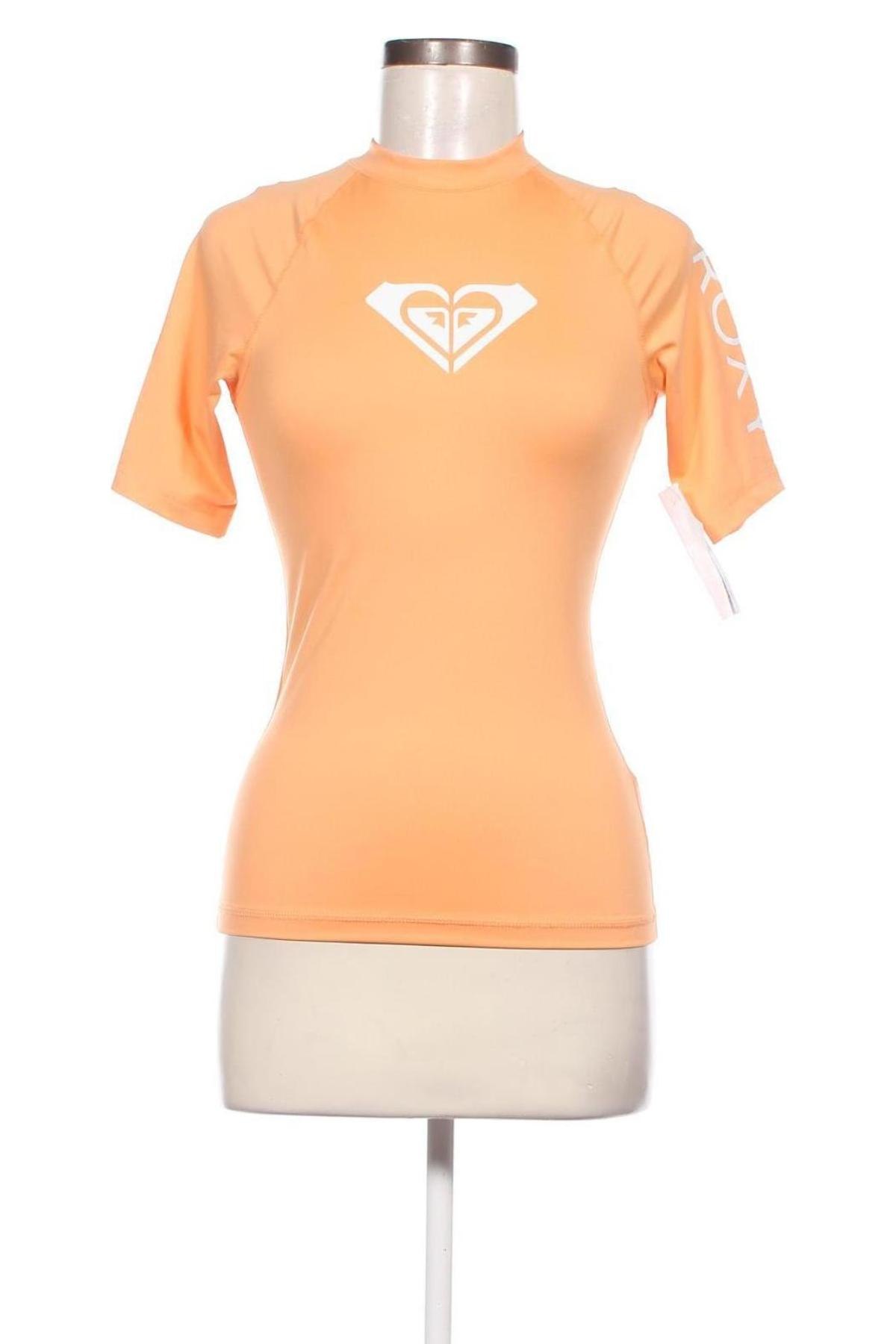 Γυναικείο t-shirt Roxy, Μέγεθος S, Χρώμα Πορτοκαλί, Τιμή 11,14 €