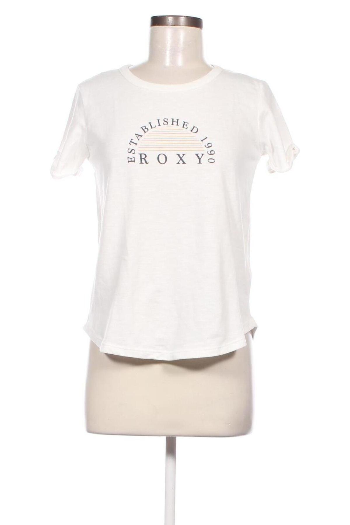 Damen T-Shirt Roxy, Größe S, Farbe Weiß, Preis 10,58 €