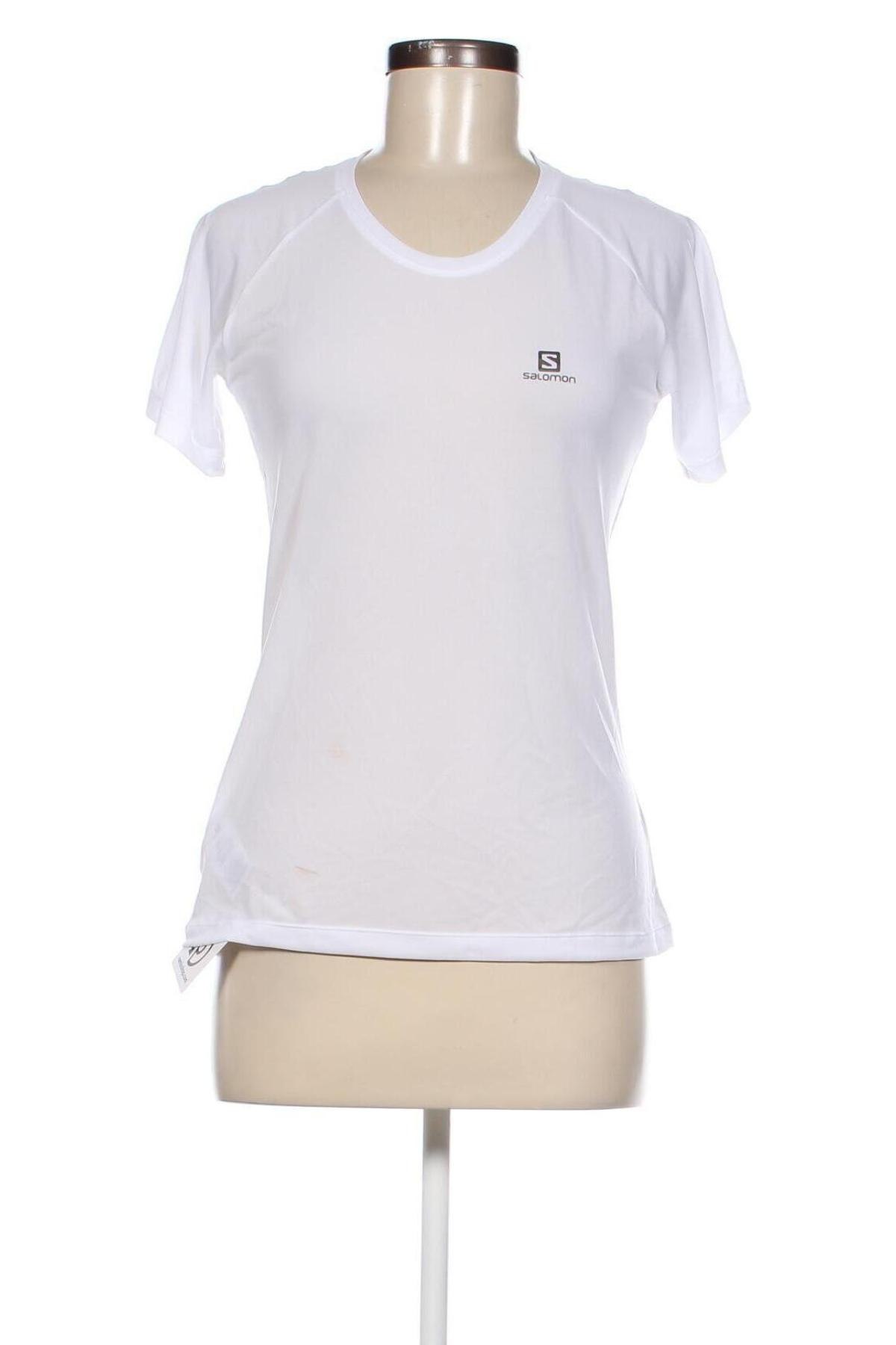 Damen T-Shirt Salomon, Größe S, Farbe Weiß, Preis € 14,84