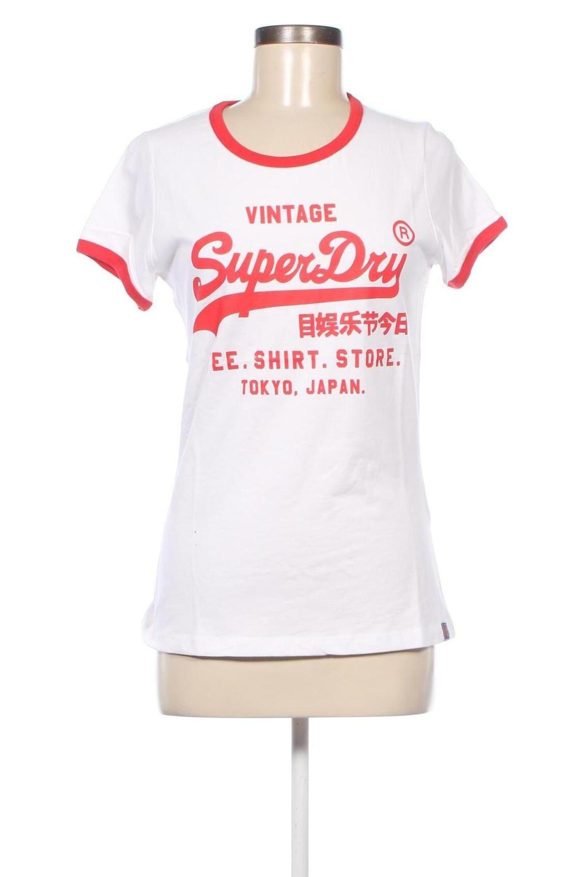 Damski T-shirt Superdry, Rozmiar M, Kolor Biały, Cena 106,62 zł