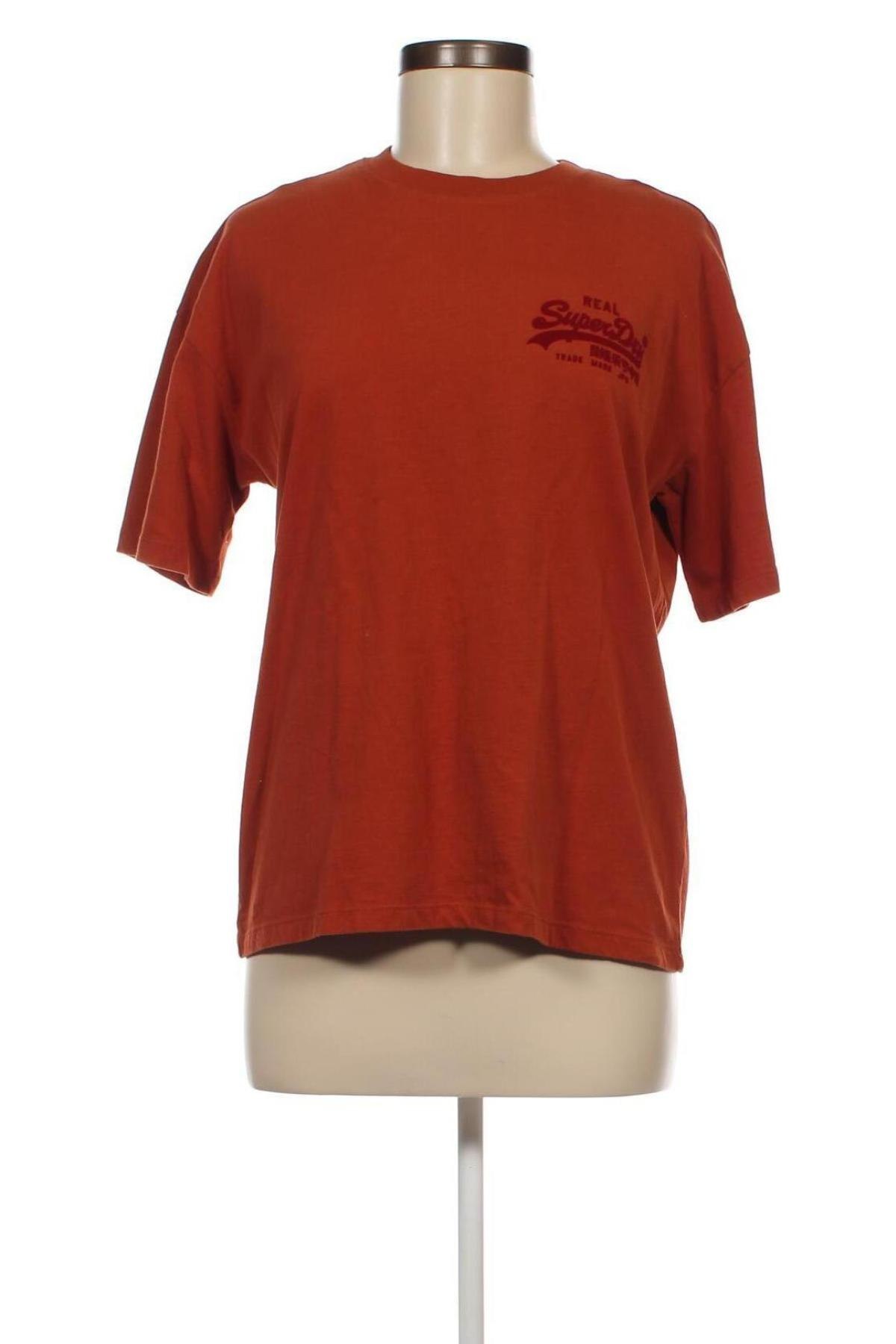 Damen T-Shirt Superdry, Größe S, Farbe Braun, Preis € 12,37