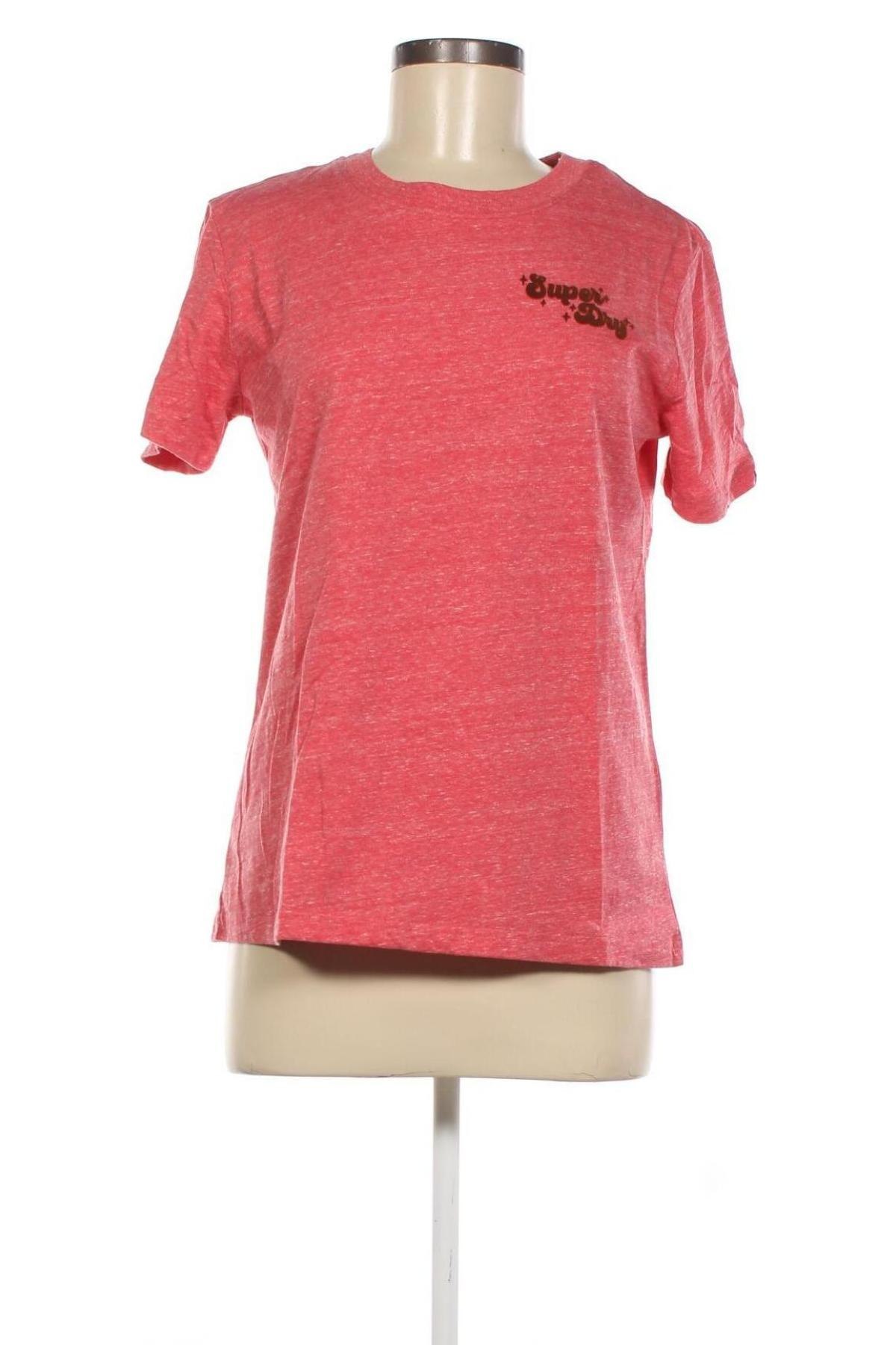 Дамска тениска Superdry, Размер M, Цвят Розов, Цена 22,80 лв.