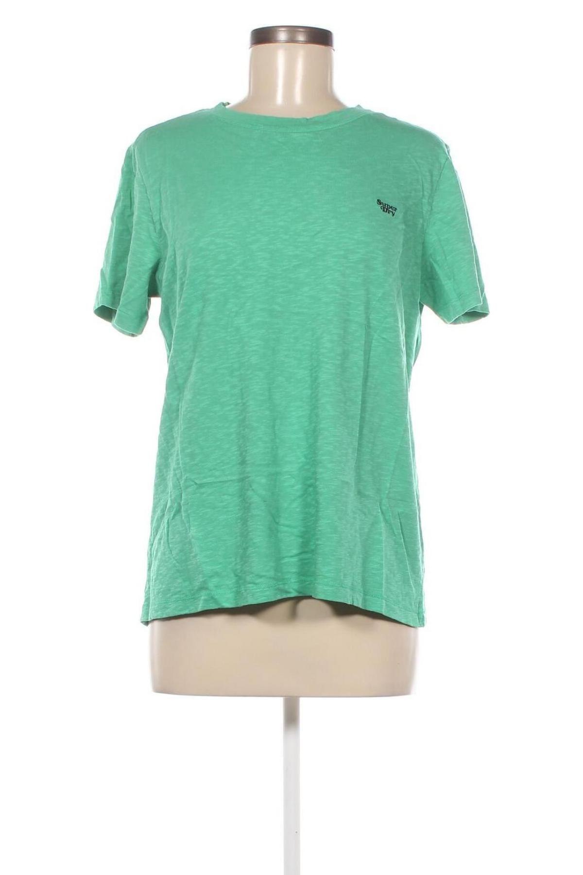 Γυναικείο t-shirt Superdry, Μέγεθος M, Χρώμα Πράσινο, Τιμή 20,62 €