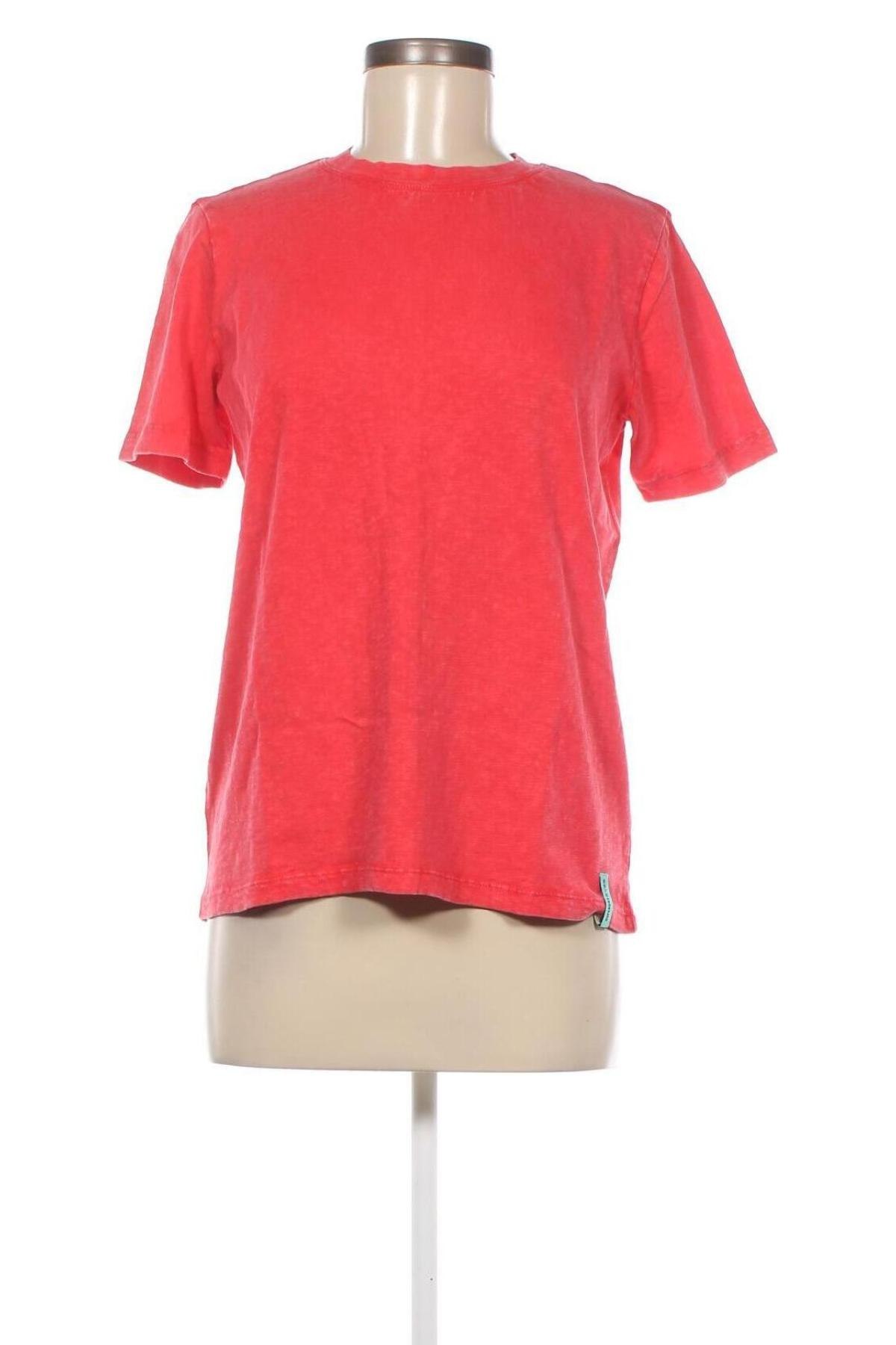Damen T-Shirt Superdry, Größe S, Farbe Rot, Preis 20,62 €