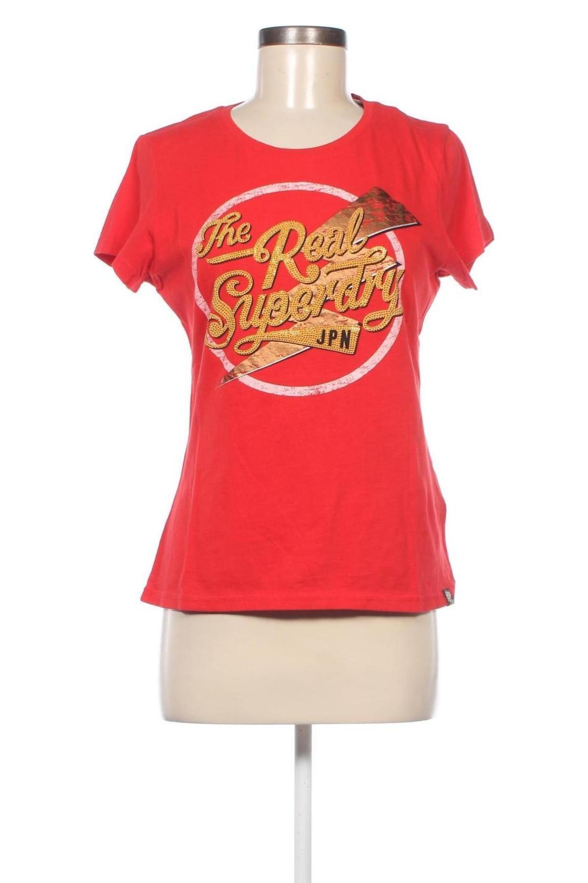 Dámské tričko Superdry, Velikost L, Barva Červená, Cena  331,00 Kč