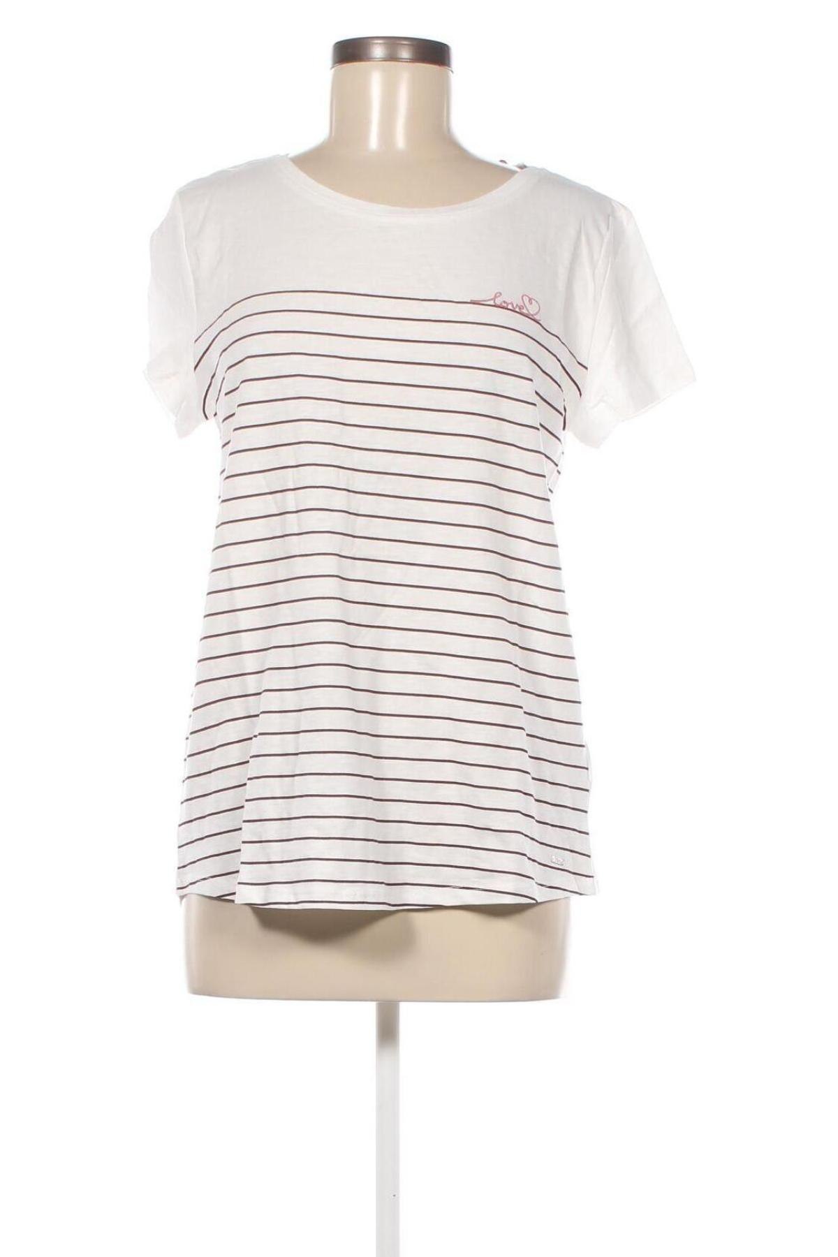 Damen T-Shirt Tom Tailor, Größe L, Farbe Weiß, Preis 18,56 €