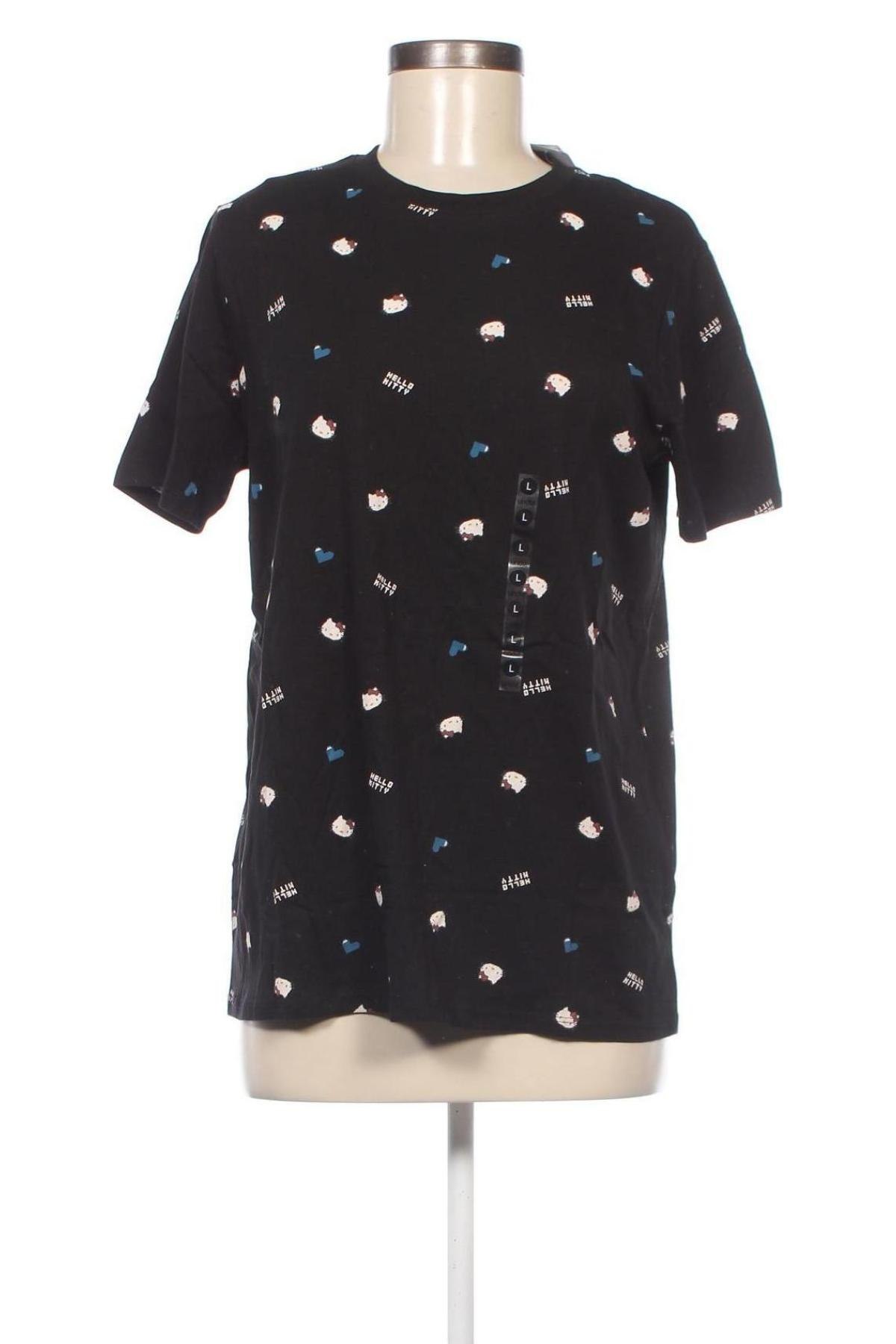 Γυναικείο t-shirt Undiz, Μέγεθος L, Χρώμα Μαύρο, Τιμή 11,14 €