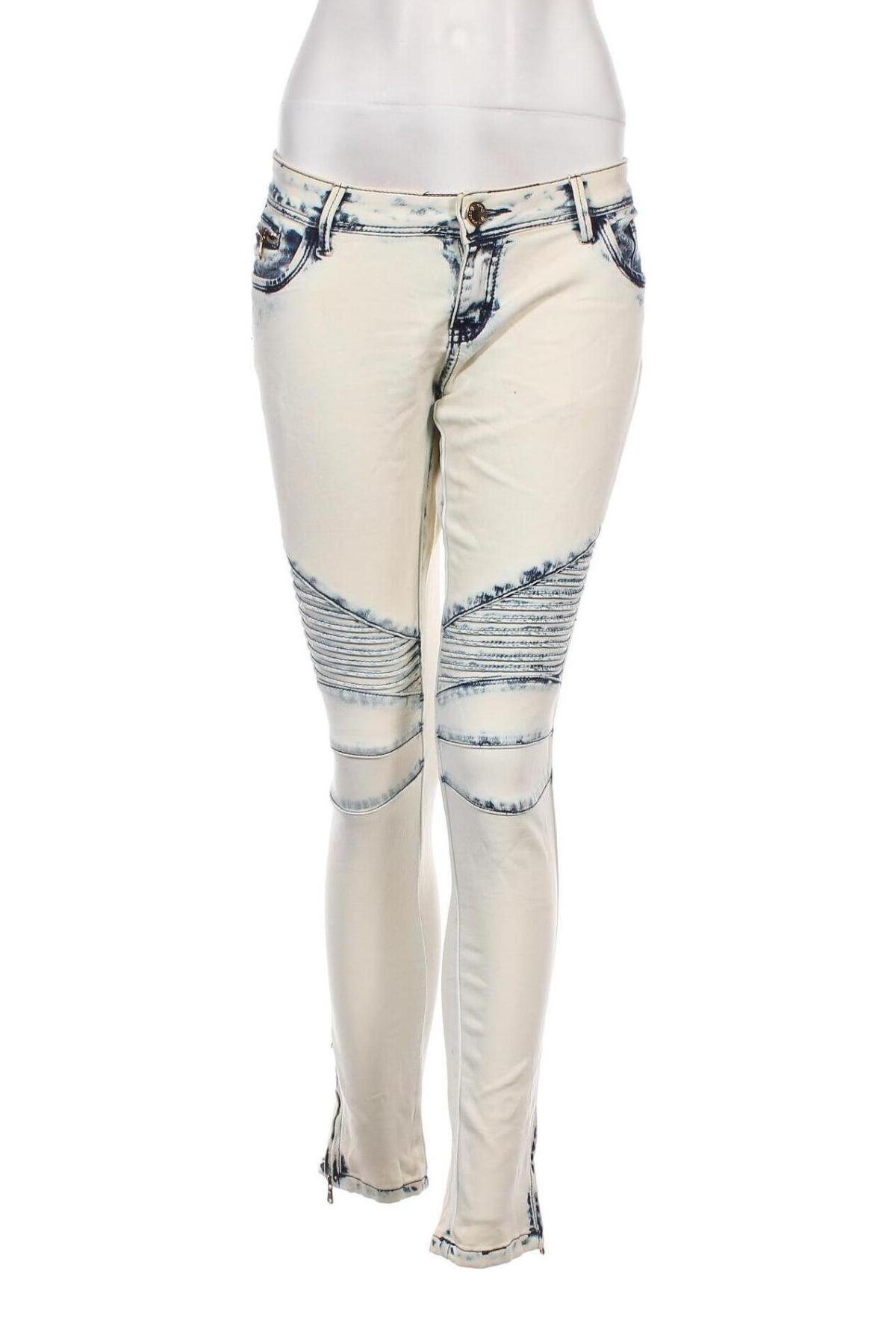 Damen Jeans, Größe XL, Farbe Ecru, Preis 18,86 €