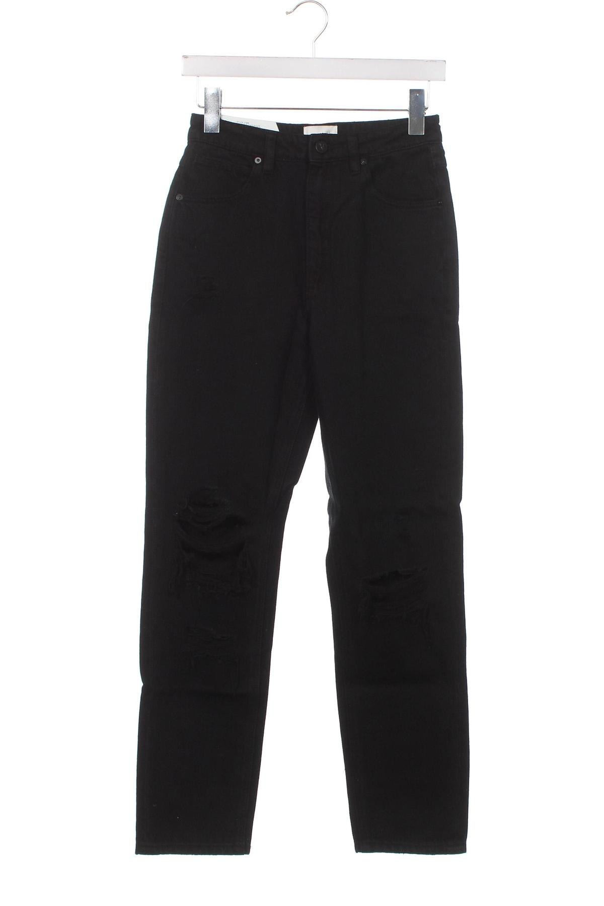 Дамски дънки Abrand Jeans, Размер S, Цвят Черен, Цена 25,11 лв.