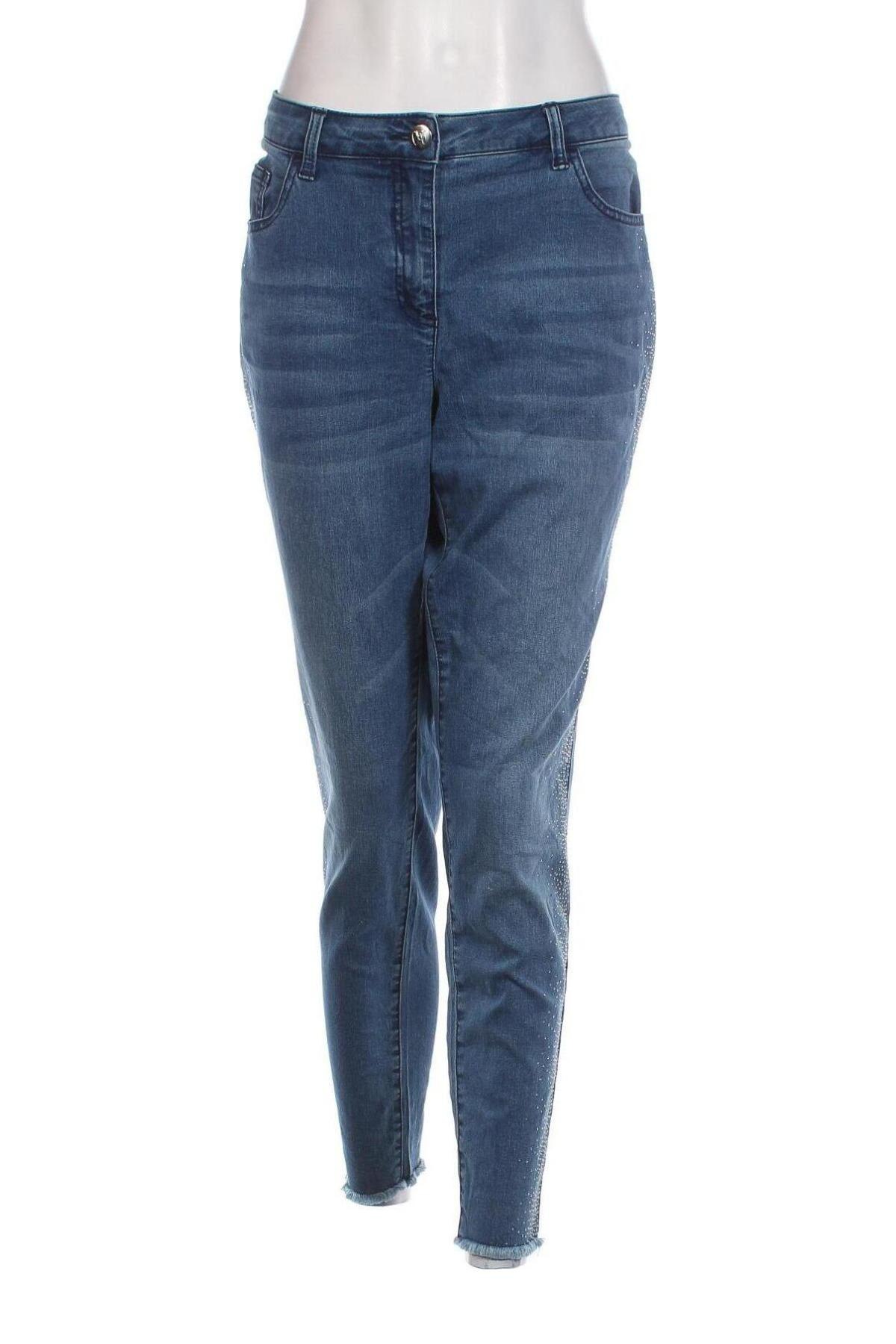 Damskie jeansy Amy Vermont, Rozmiar XL, Kolor Niebieski, Cena 44,59 zł
