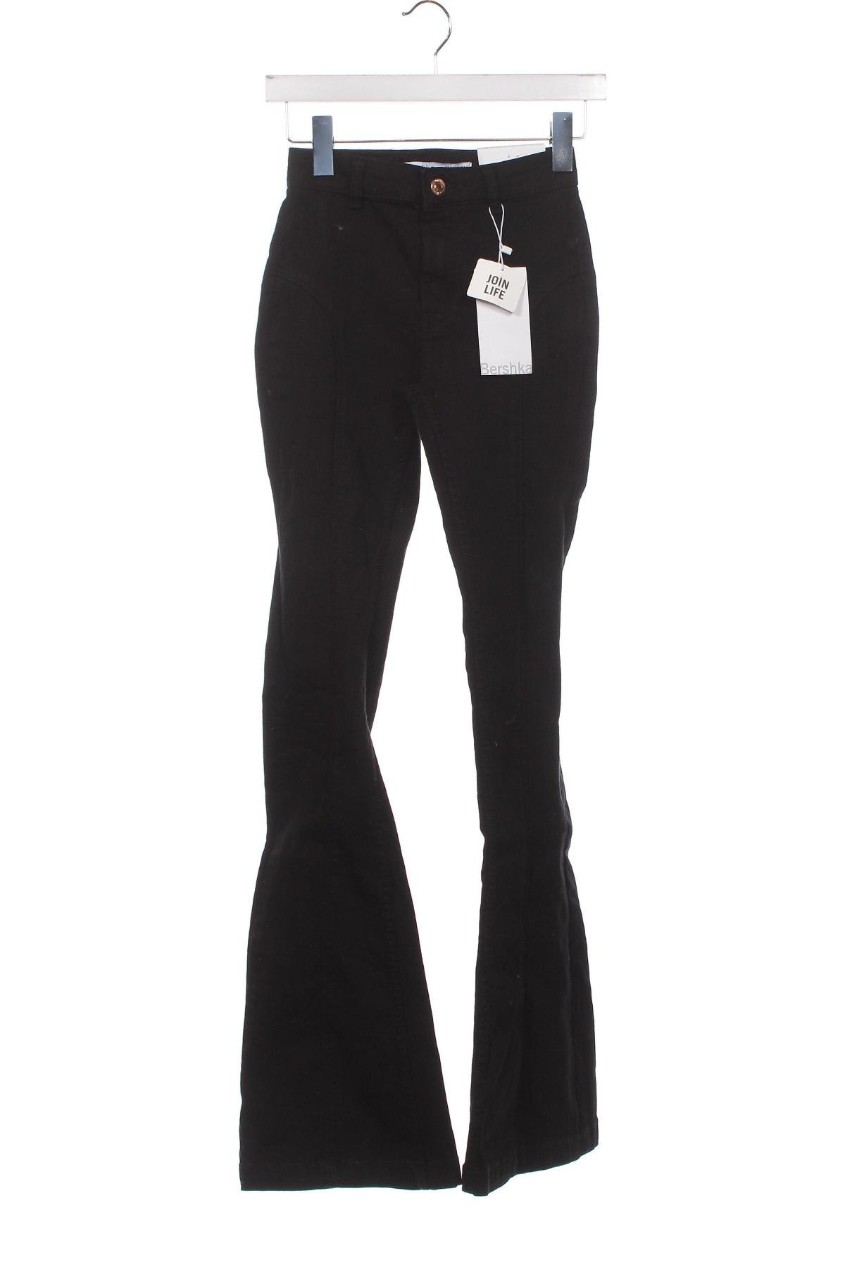 Damen Jeans Bershka, Größe XXS, Farbe Schwarz, Preis € 9,72