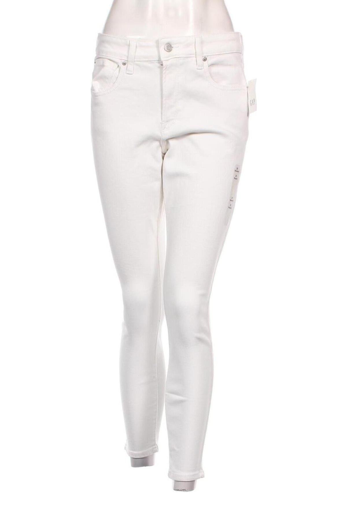Γυναικείο Τζίν Gap, Μέγεθος M, Χρώμα Λευκό, Τιμή 16,14 €