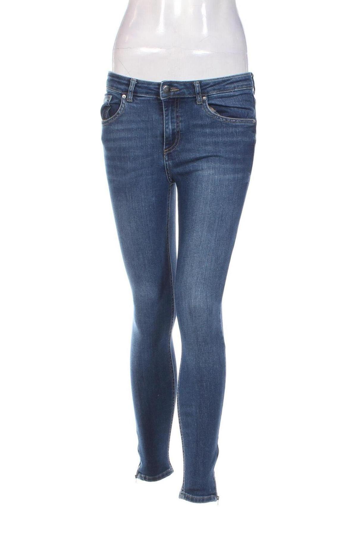 Damskie jeansy H&M Conscious Collection, Rozmiar M, Kolor Niebieski, Cena 31,98 zł