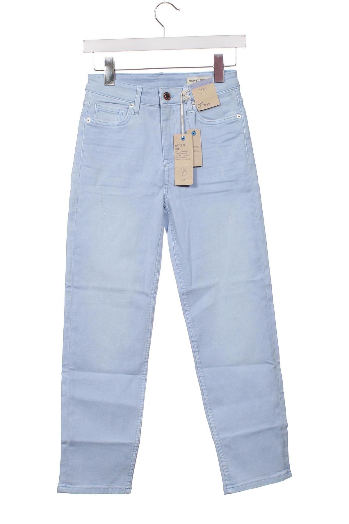 Dámske džínsy  Marks & Spencer, Veľkosť S, Farba Modrá, Cena  7,35 €