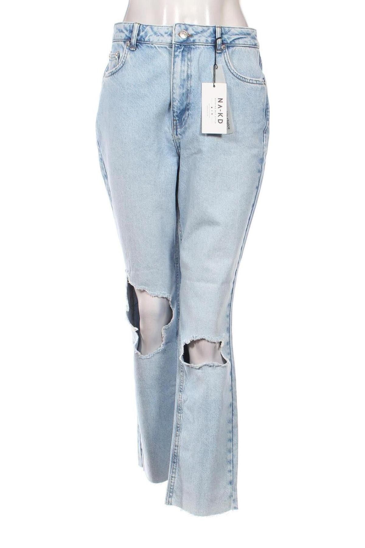 Dámske džínsy  NA-KD, Veľkosť M, Farba Modrá, Cena  16,78 €