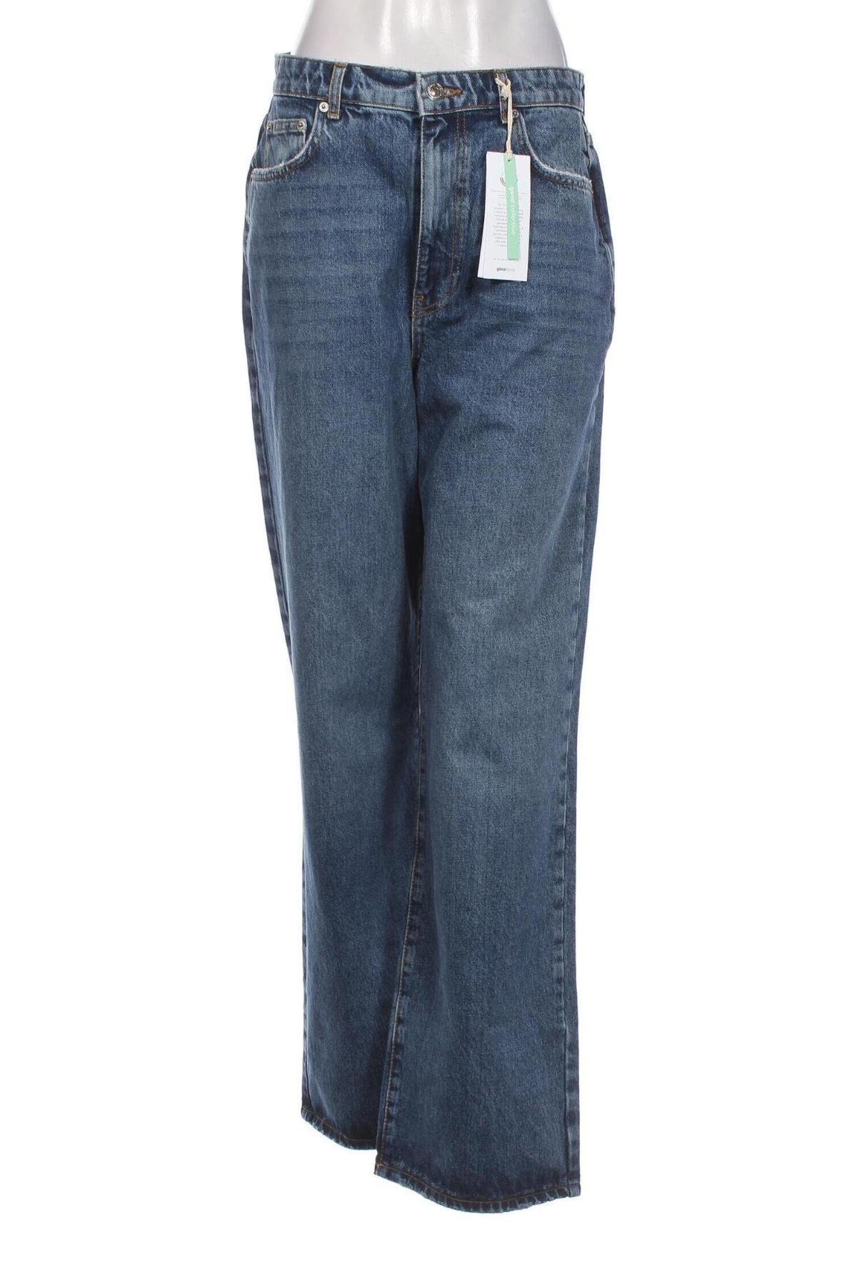 Dámske džínsy  Perfect Jeans By Gina Tricot, Veľkosť L, Farba Modrá, Cena  39,69 €