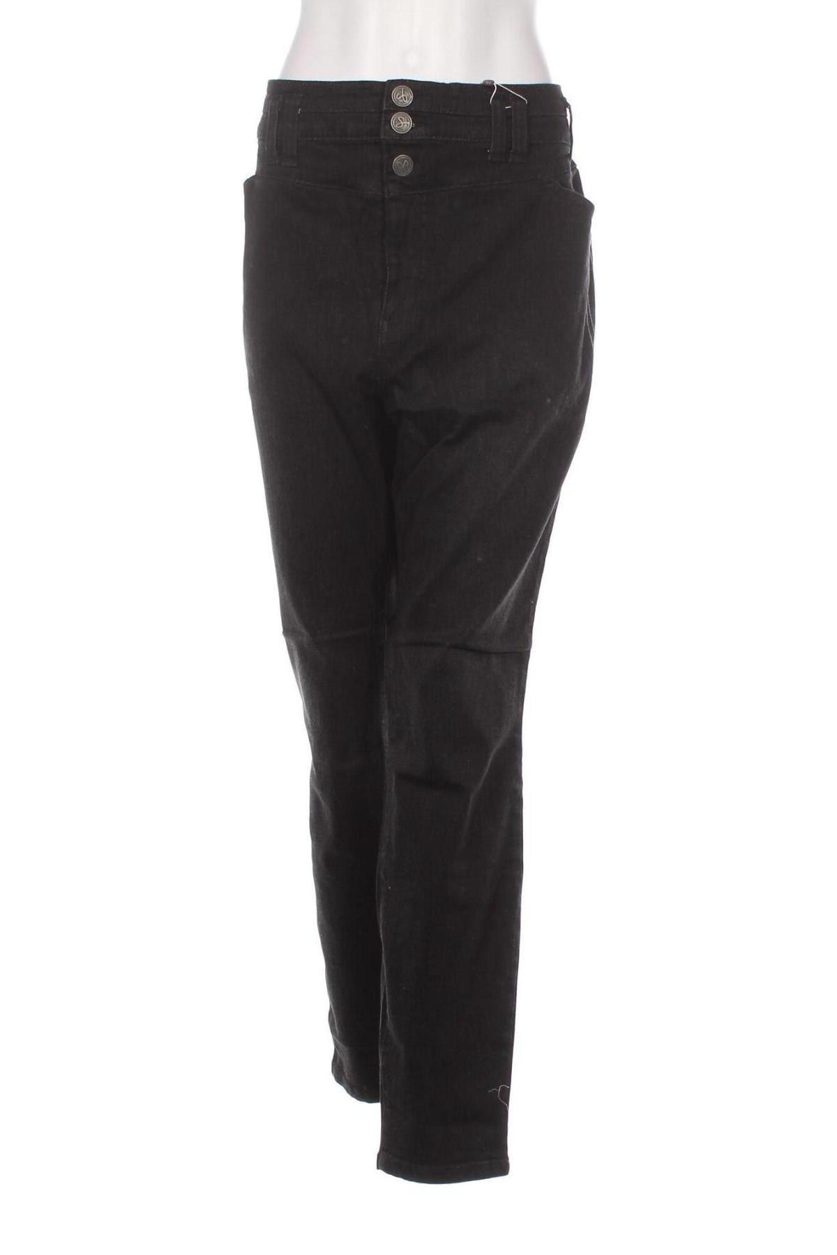 Γυναικείο Τζίν Sheego, Μέγεθος XXL, Χρώμα Μαύρο, Τιμή 23,97 €