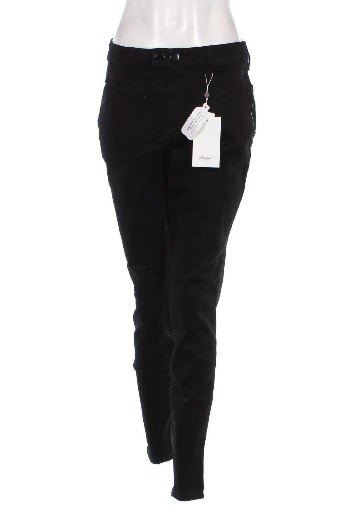Γυναικείο Τζίν Sheego, Μέγεθος L, Χρώμα Μαύρο, Τιμή 14,38 €