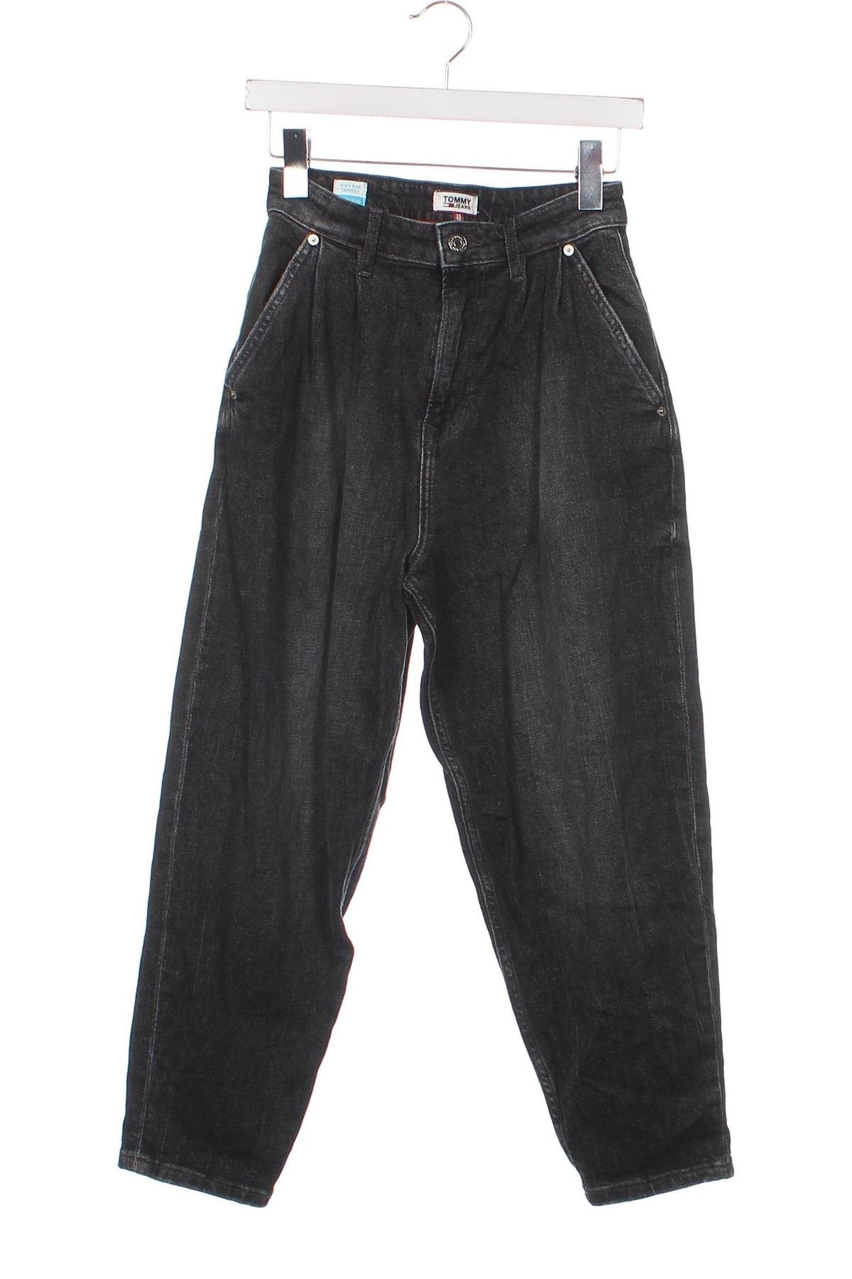 Дамски дънки Tommy Jeans, Размер XS, Цвят Черен, Цена 95,80 лв.