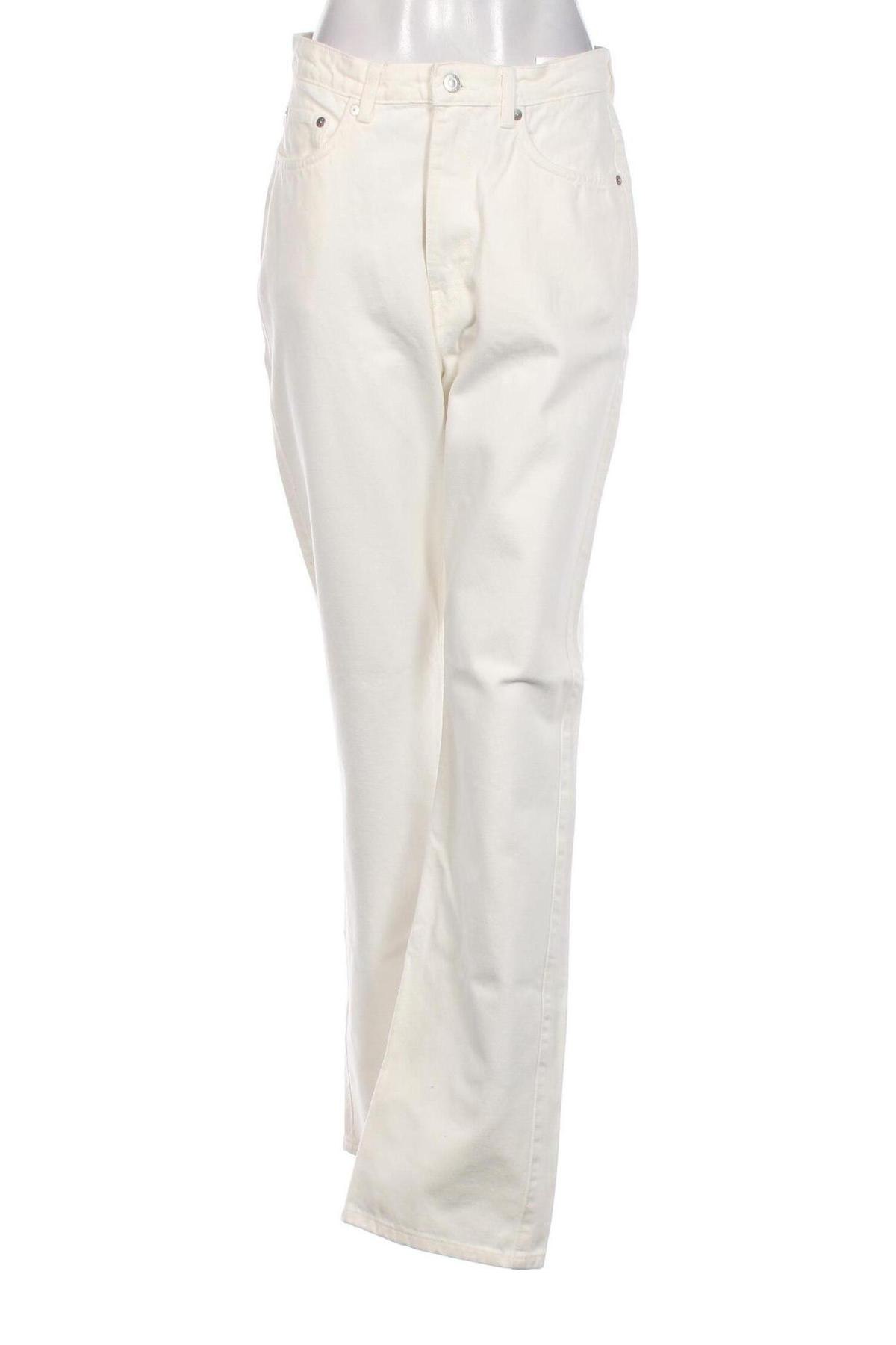 Damen Jeans Weekday, Größe M, Farbe Weiß, Preis 14,86 €