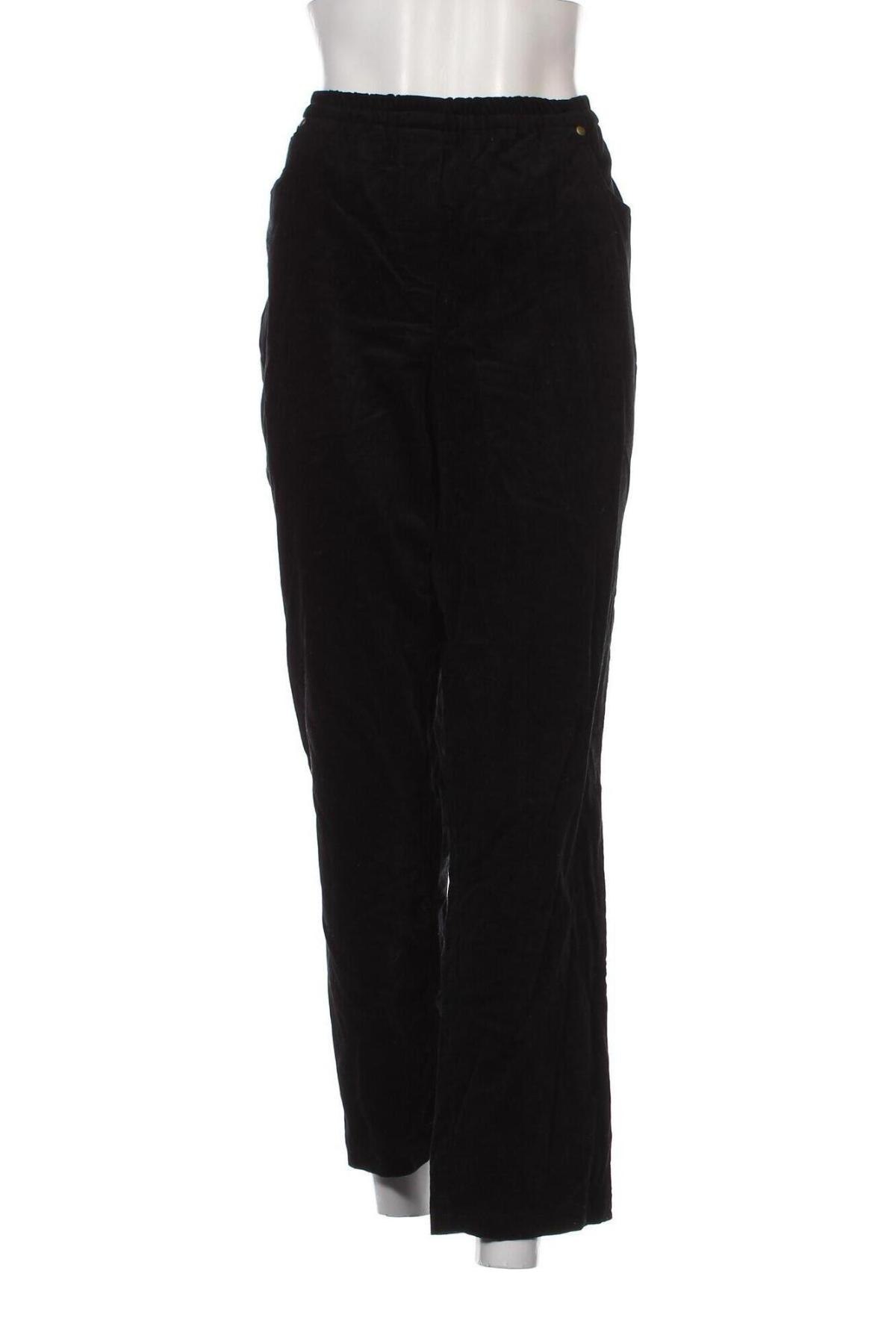 Pantaloni de velvet de femei, Mărime XL, Culoare Negru, Preț 34,34 Lei