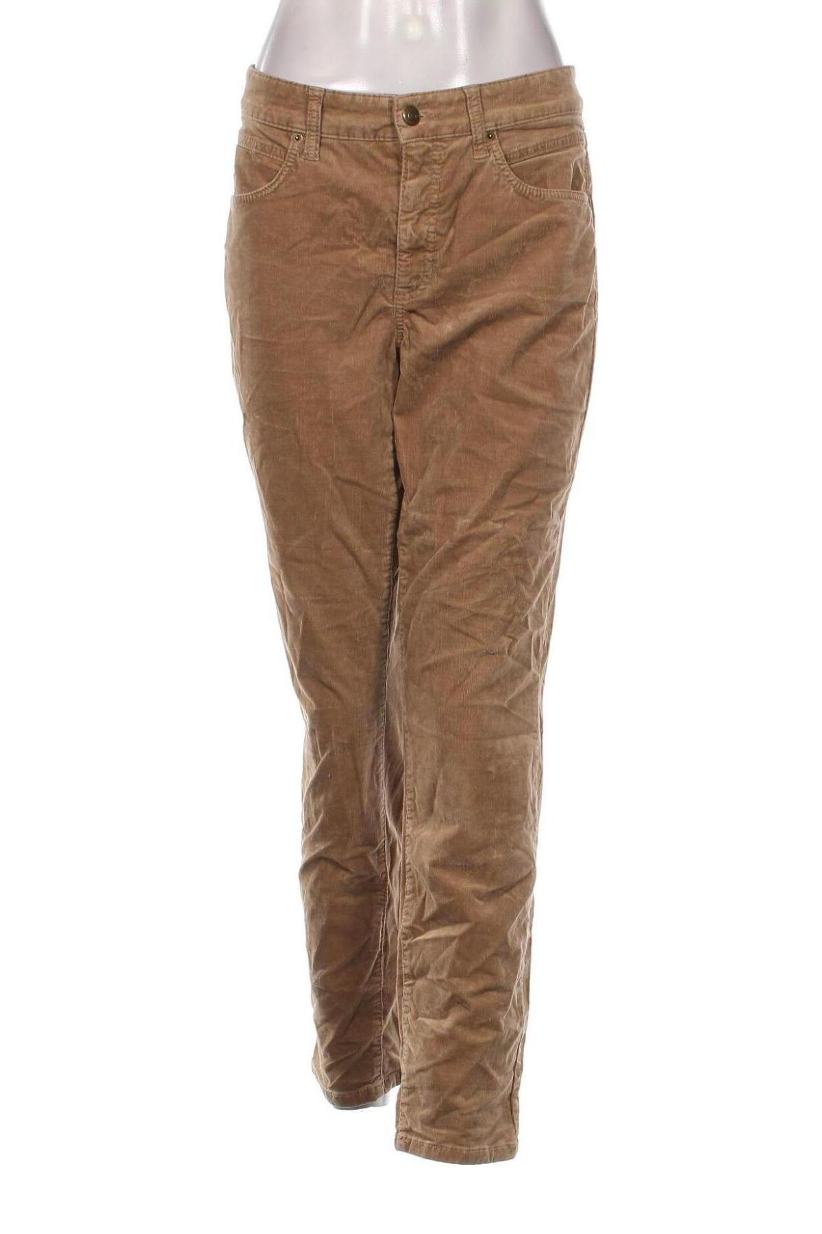 Γυναικείο κοτλέ παντελόνι Cambio, Μέγεθος L, Χρώμα  Μπέζ, Τιμή 22,71 €