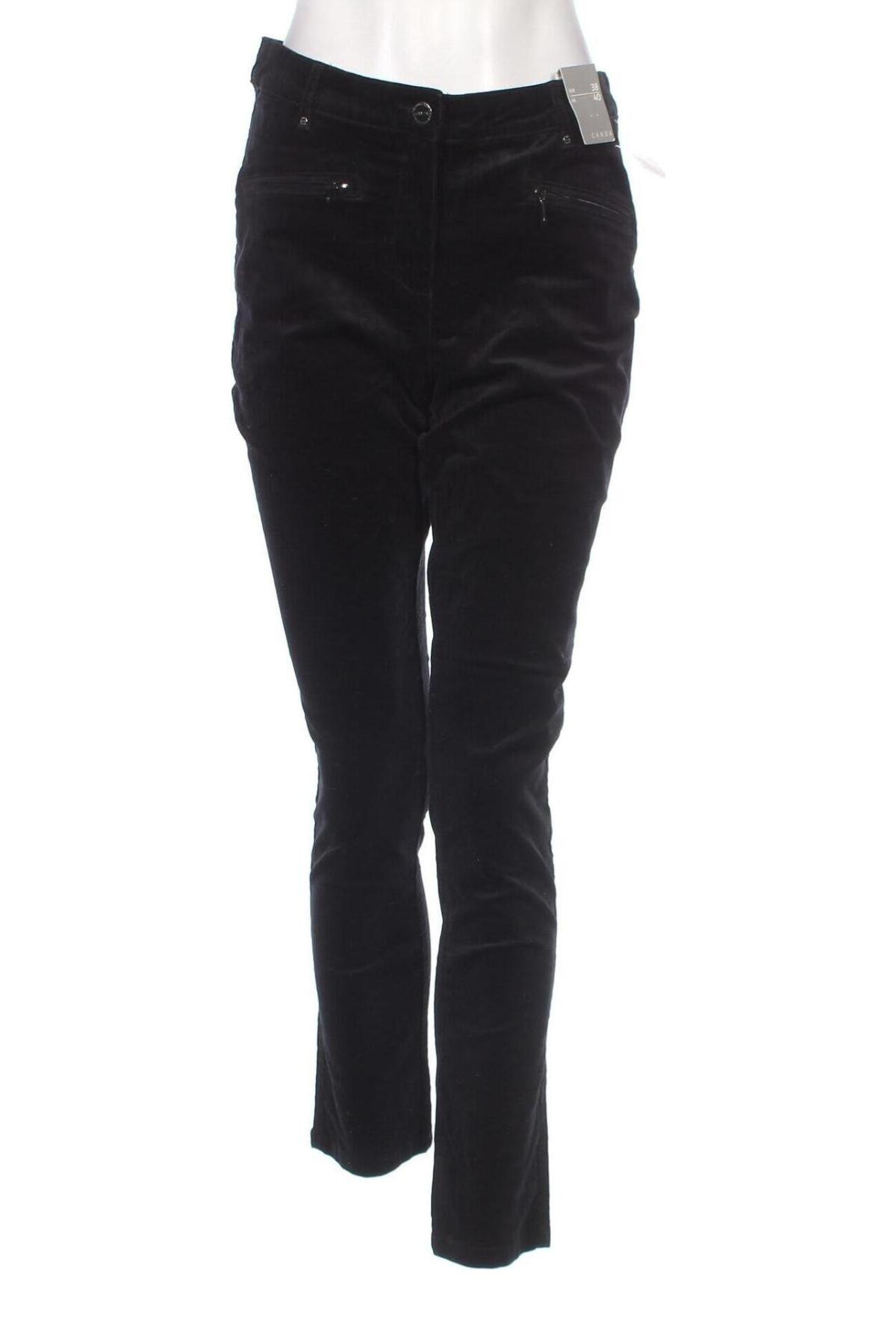 Дамски джинси Canda, Размер M, Цвят Черен, Цена 46,00 лв.
