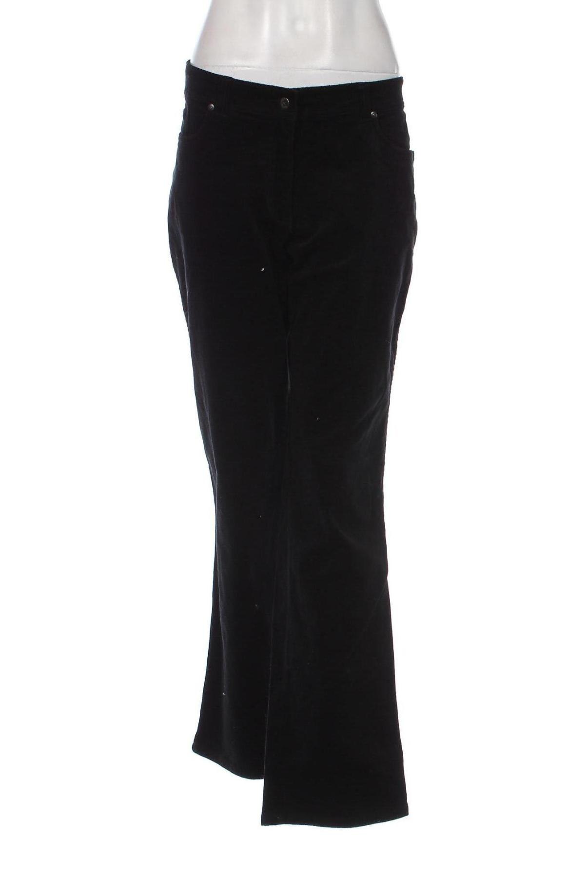 Pantaloni de velvet de femei Cecilia Classics, Mărime XL, Culoare Negru, Preț 37,83 Lei