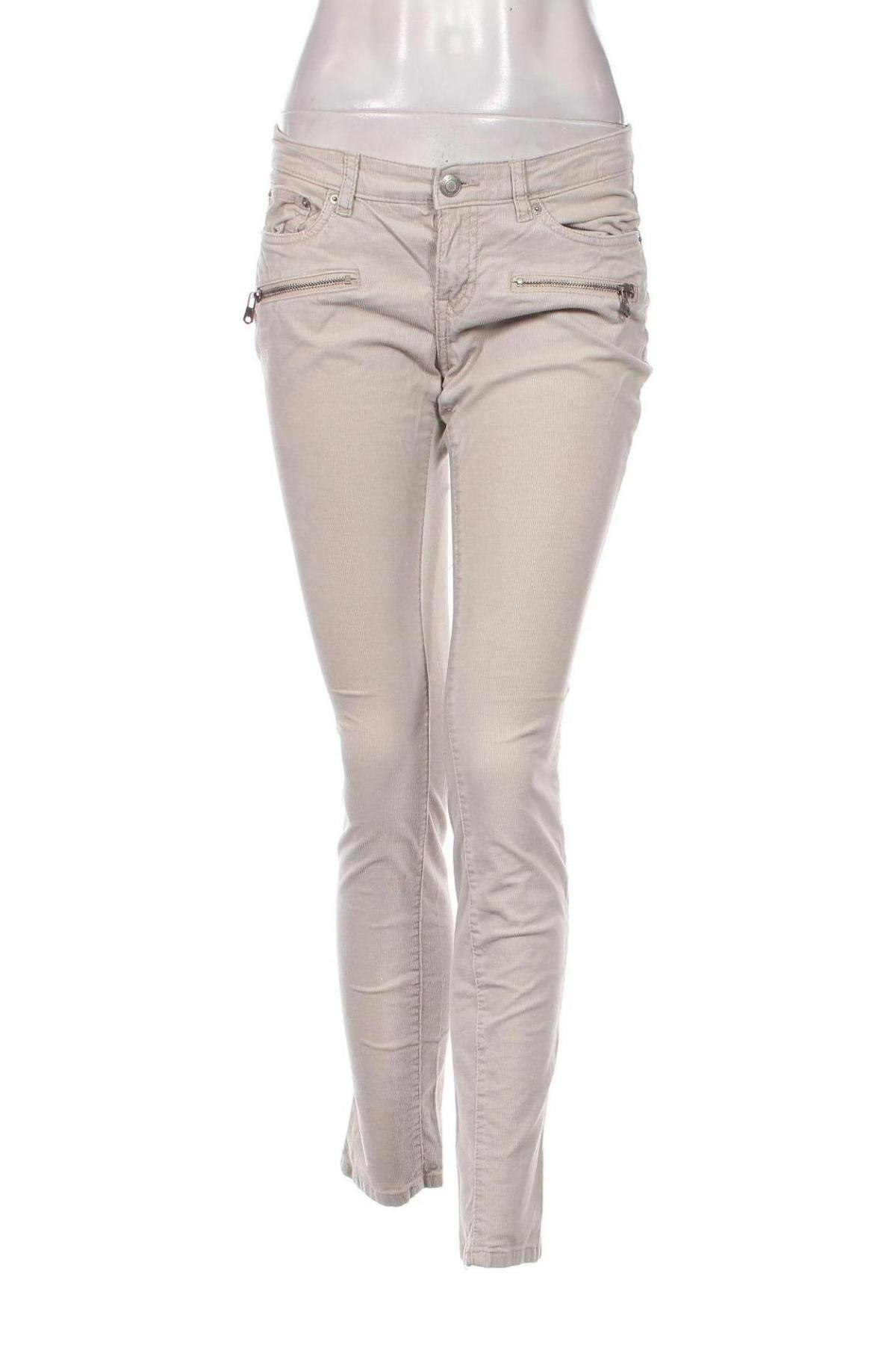 Pantaloni de velvet de femei H&M L.O.G.G., Mărime M, Culoare Bej, Preț 22,44 Lei