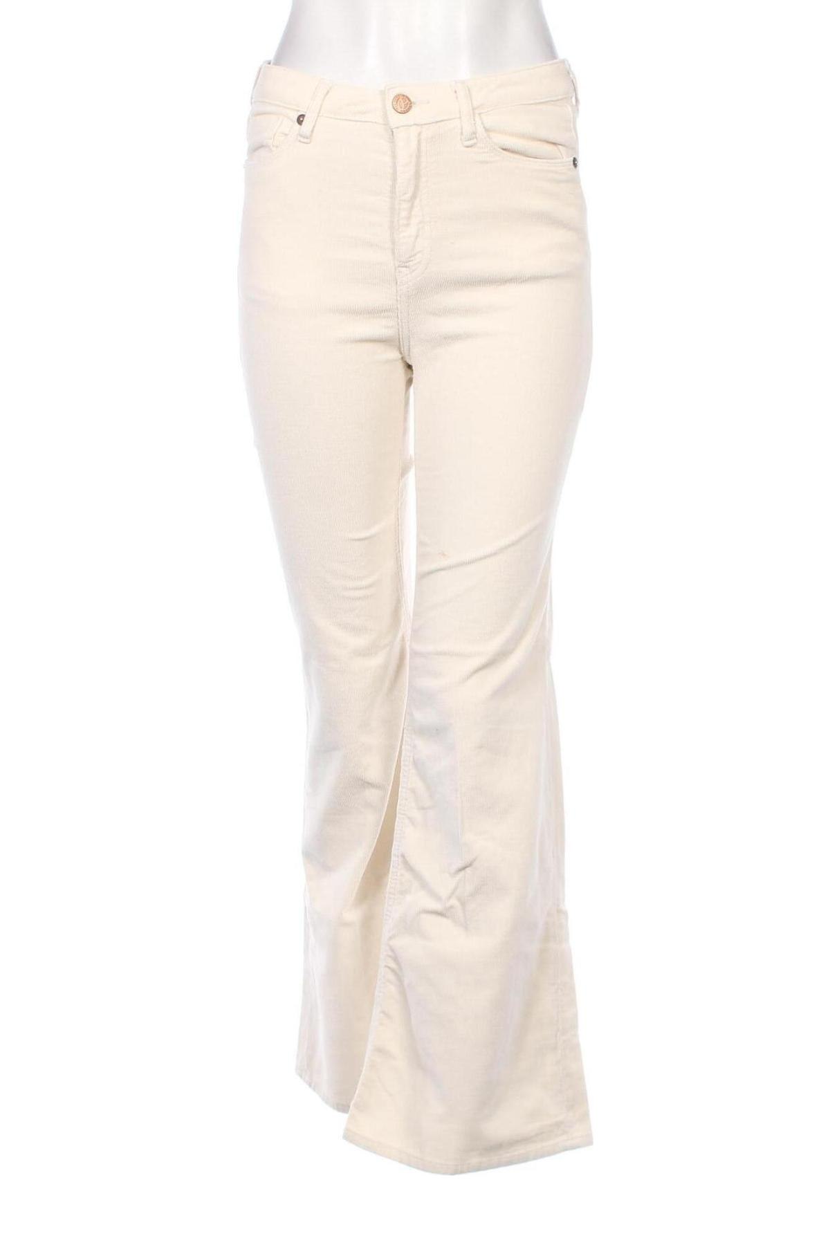 Γυναικείο κοτλέ παντελόνι Pepe Jeans, Μέγεθος S, Χρώμα Εκρού, Τιμή 80,41 €