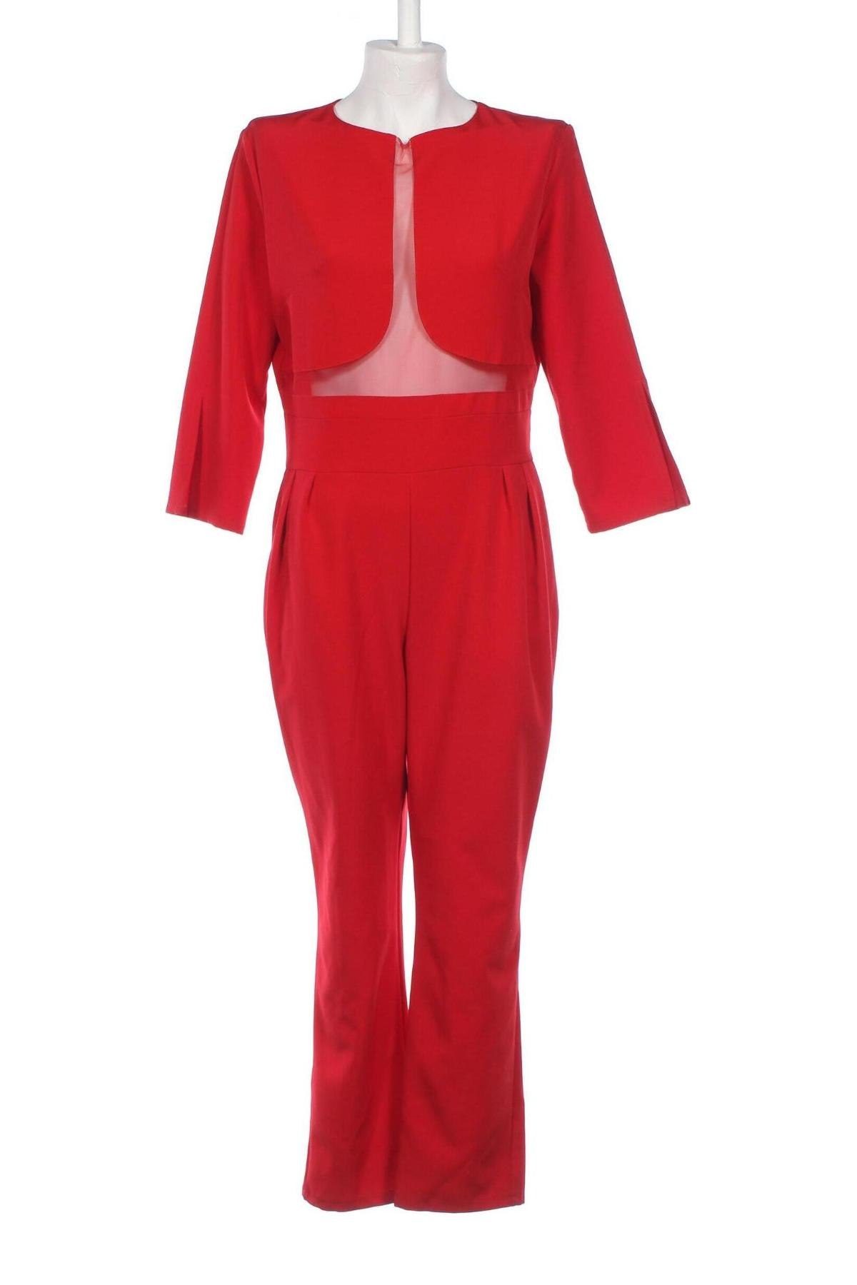 Damen Overall, Größe L, Farbe Rot, Preis € 12,73