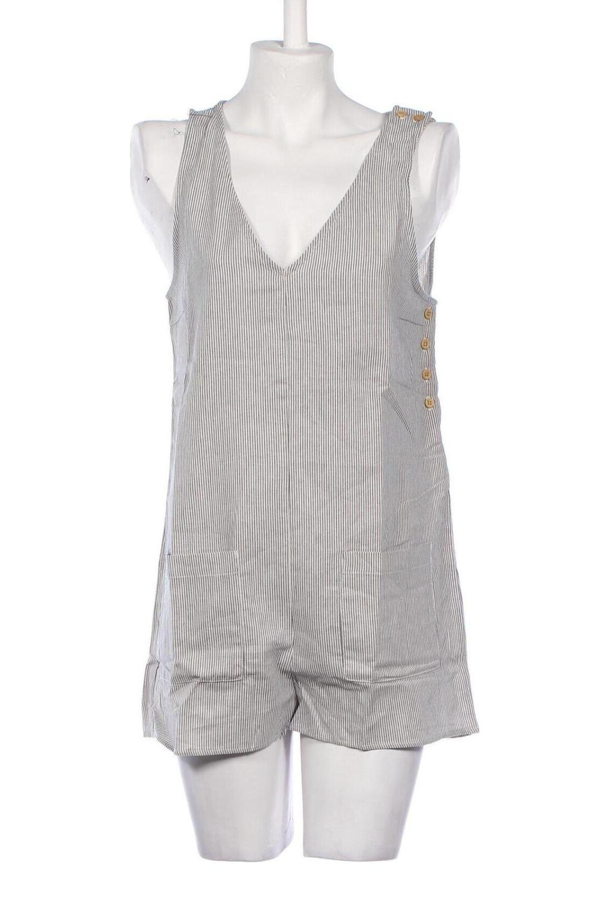 Damen Overall Pull&Bear, Größe M, Farbe Grau, Preis 9,59 €