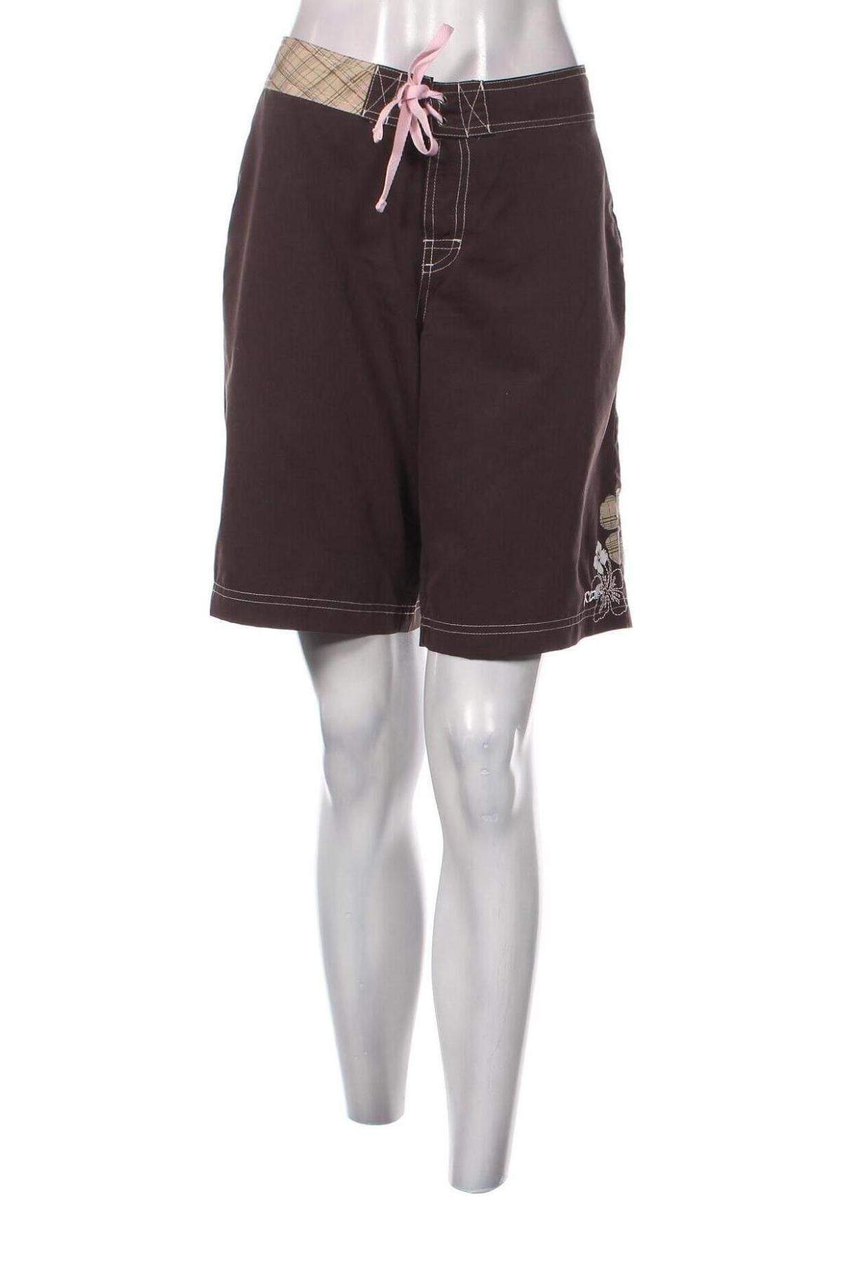 Дамски къс панталон, Размер XL, Цвят Кафяв, Цена 10,28 лв.